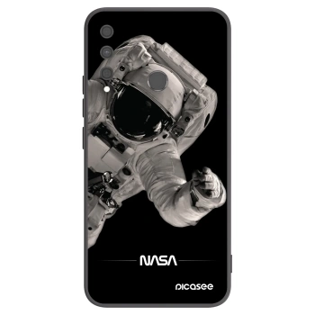Picasee Huawei P40 Lite E Hülle - Schwarzes Silikon - Astronaut Big