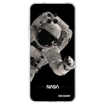 Picasee Xiaomi Redmi Note 9 Pro Hülle - Transparentes Silikon - Astronaut Big