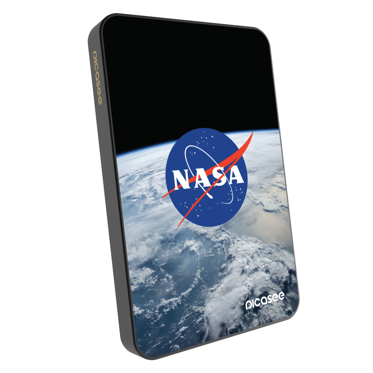 Picasee Powerbank mit MagSafe 5 000 mAh Grau - Nasa Earth