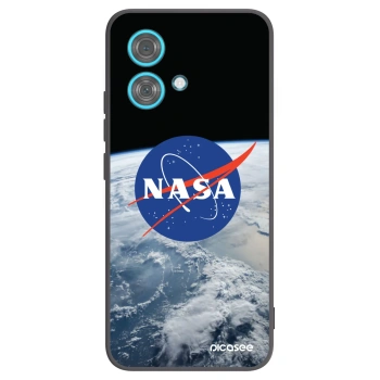 Picasee Motorola Edge 40 Neo Hülle - Schwarzes Silikon - Nasa Earth