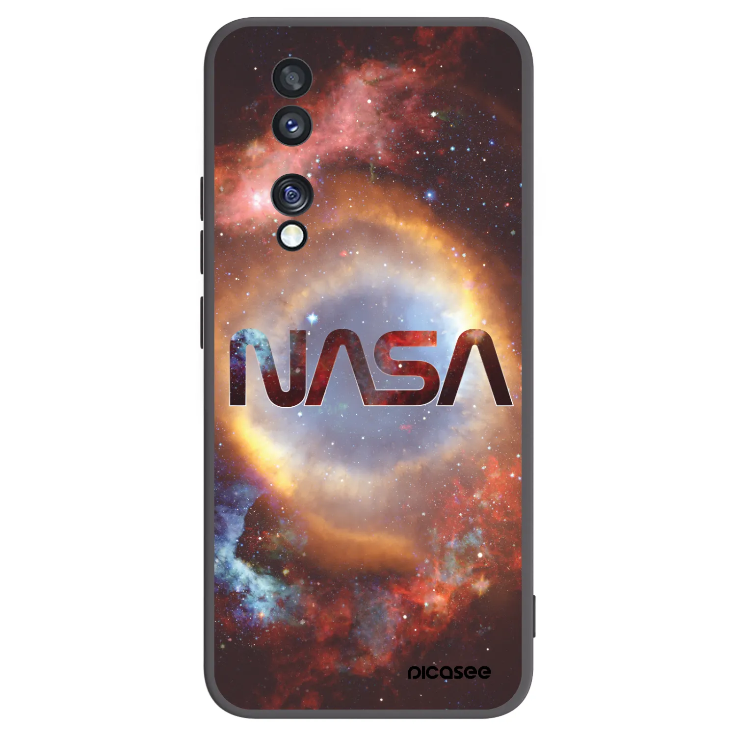 Picasee Honor 70 Hülle - Schwarzes Silikon - Nebula