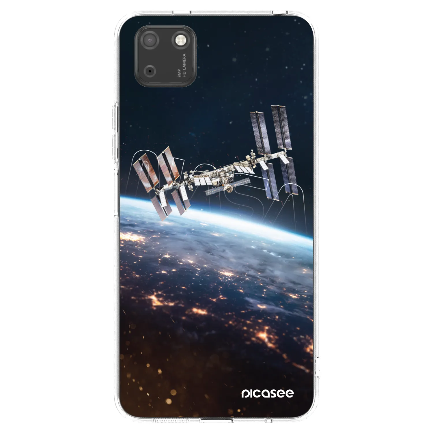 Picasee Huawei Y5P Hülle - Transparentes Silikon - Station