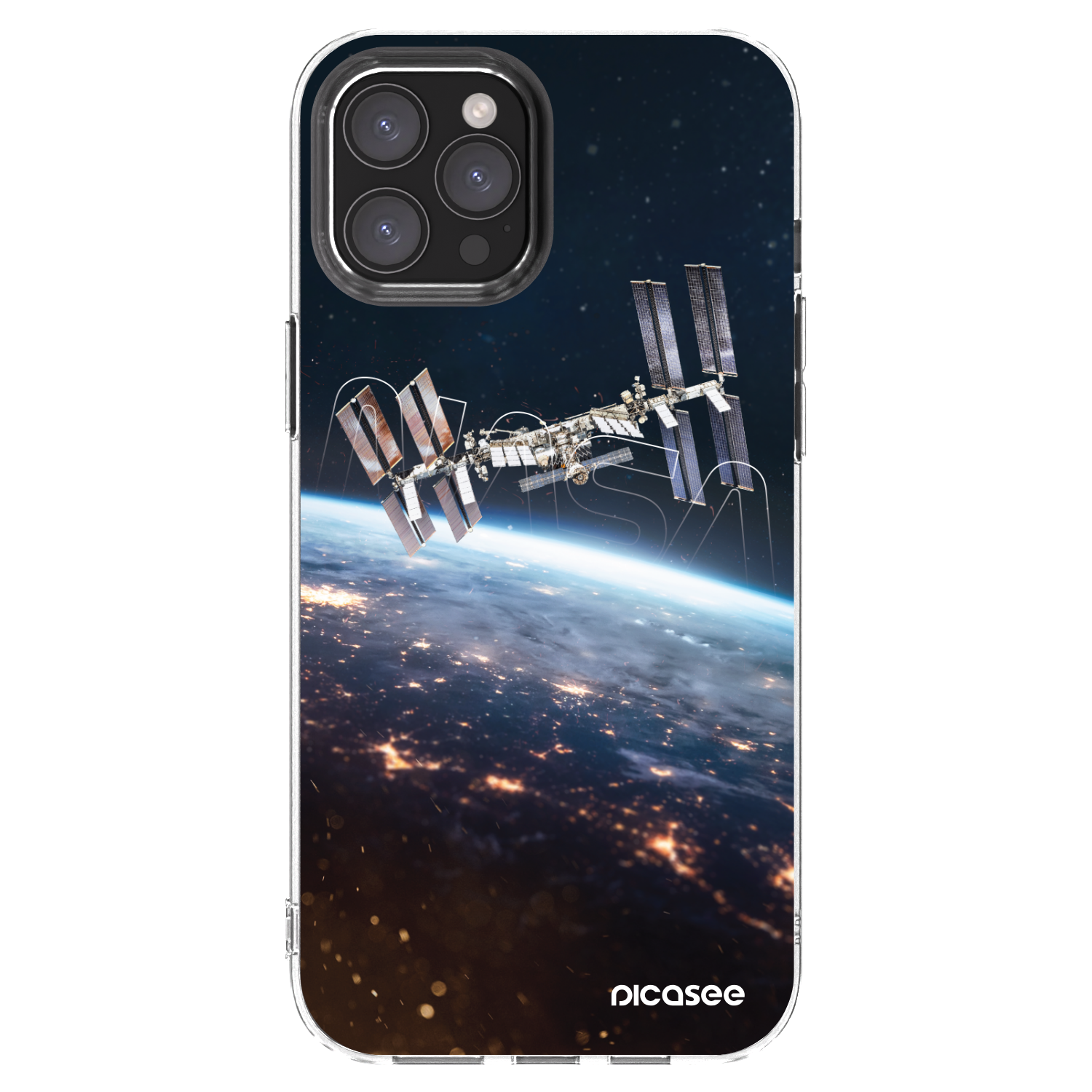 Picasee Apple iPhone 12 Pro Max Hülle - Transparentes Silikon - Station