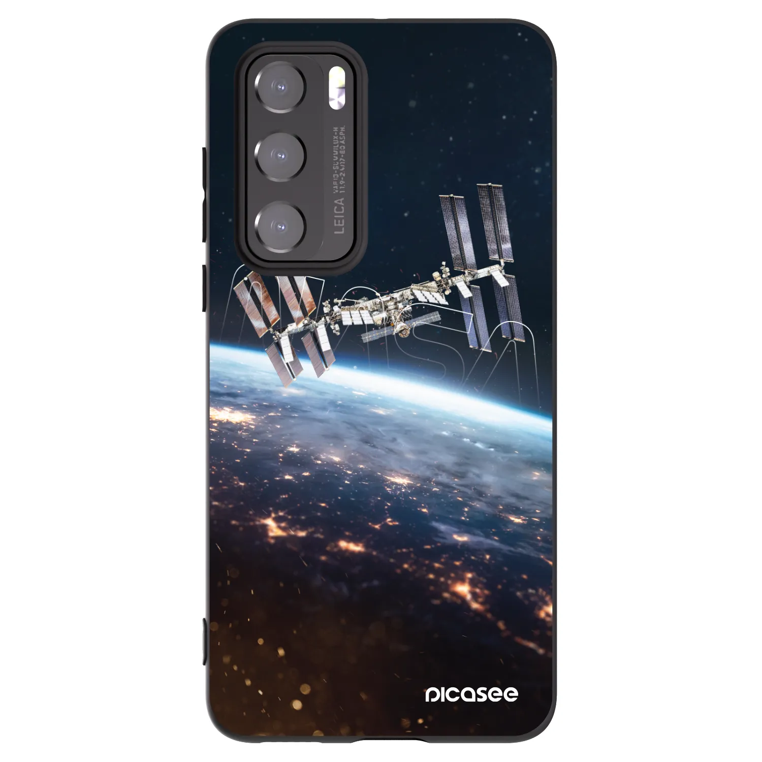 Picasee Huawei P40 Hülle - Schwarzes Silikon - Station