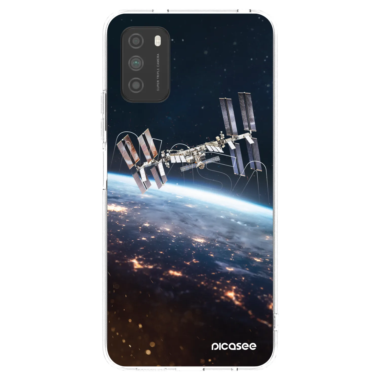 Picasee Xiaomi Poco M3 Hülle - Transparentes Silikon - Station