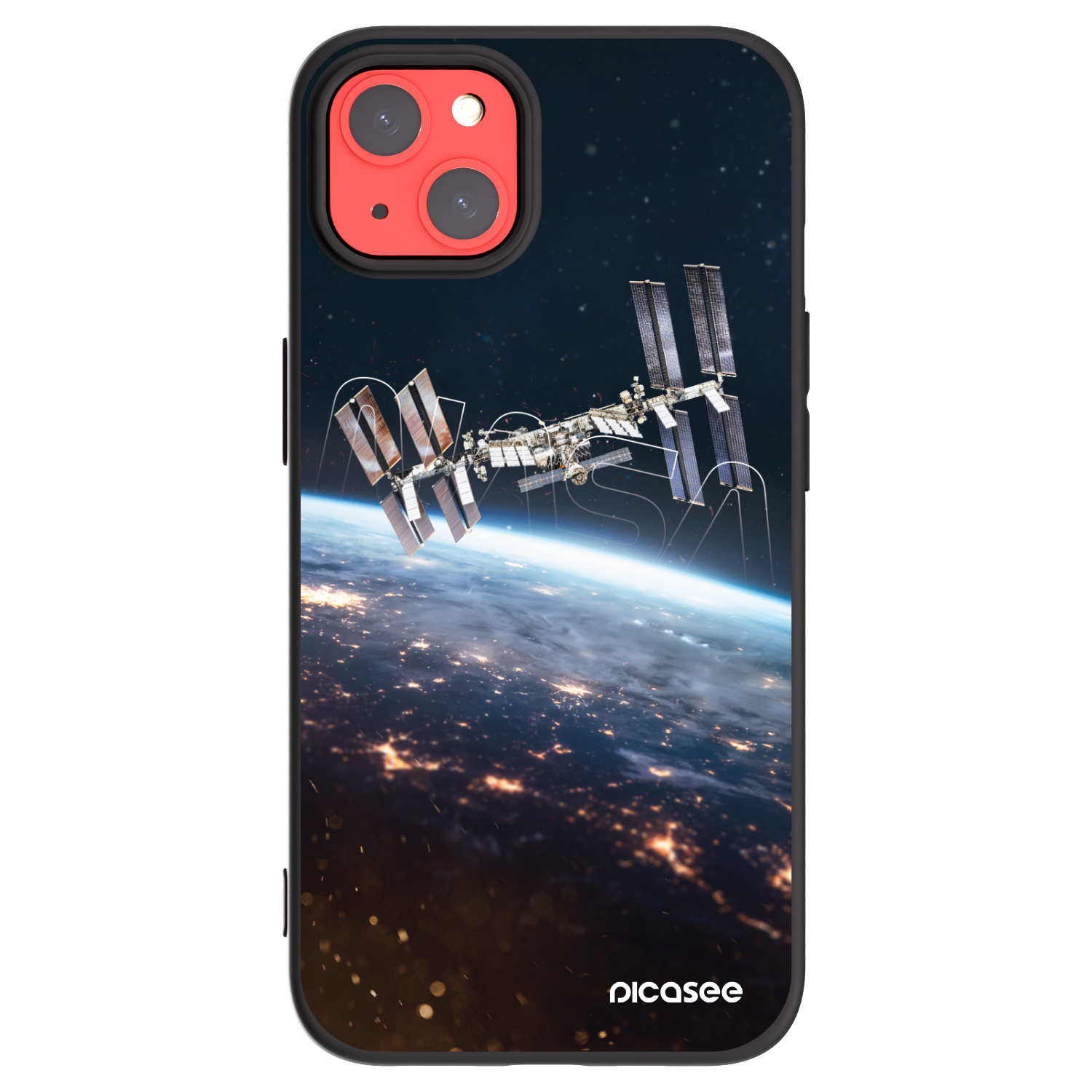 Picasee Apple iPhone 13 Hülle - Schwarzes Silikon - Station