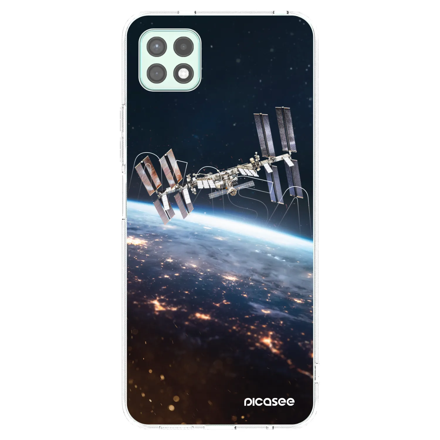 Picasee Samsung Galaxy A22 A226B 5G Hülle - Transparentes Silikon - Station