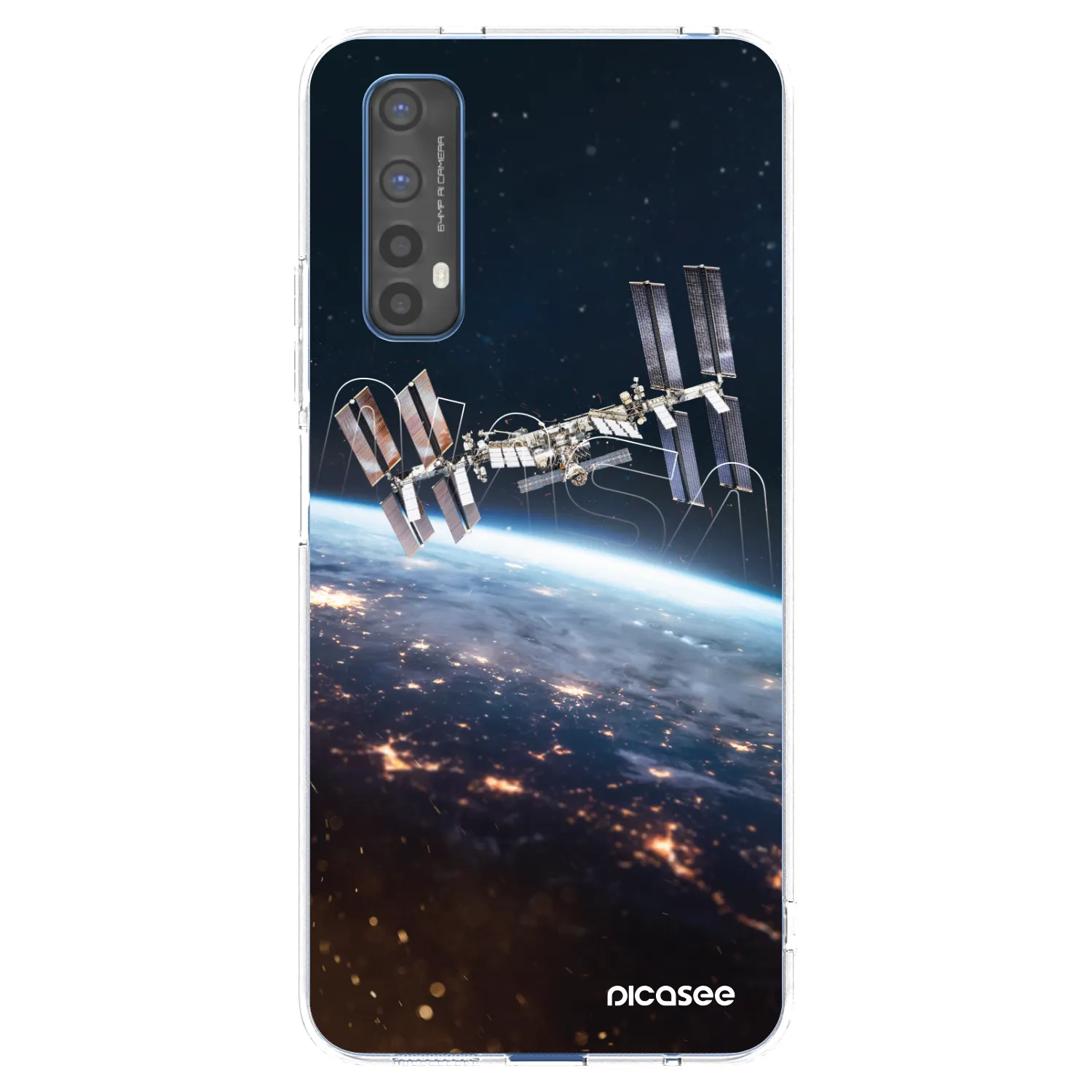 Picasee Realme 7 Hülle - Transparentes Silikon - Station