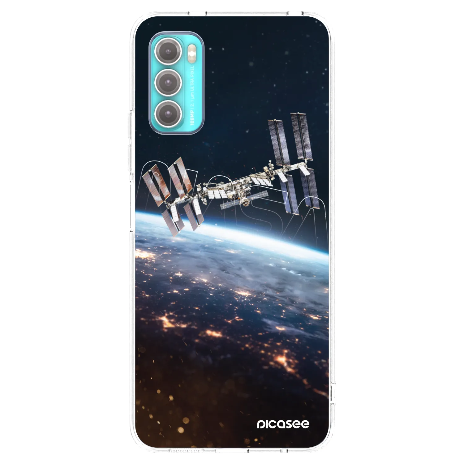 Picasee Motorola Moto G60 Hülle - Transparentes Silikon - Station