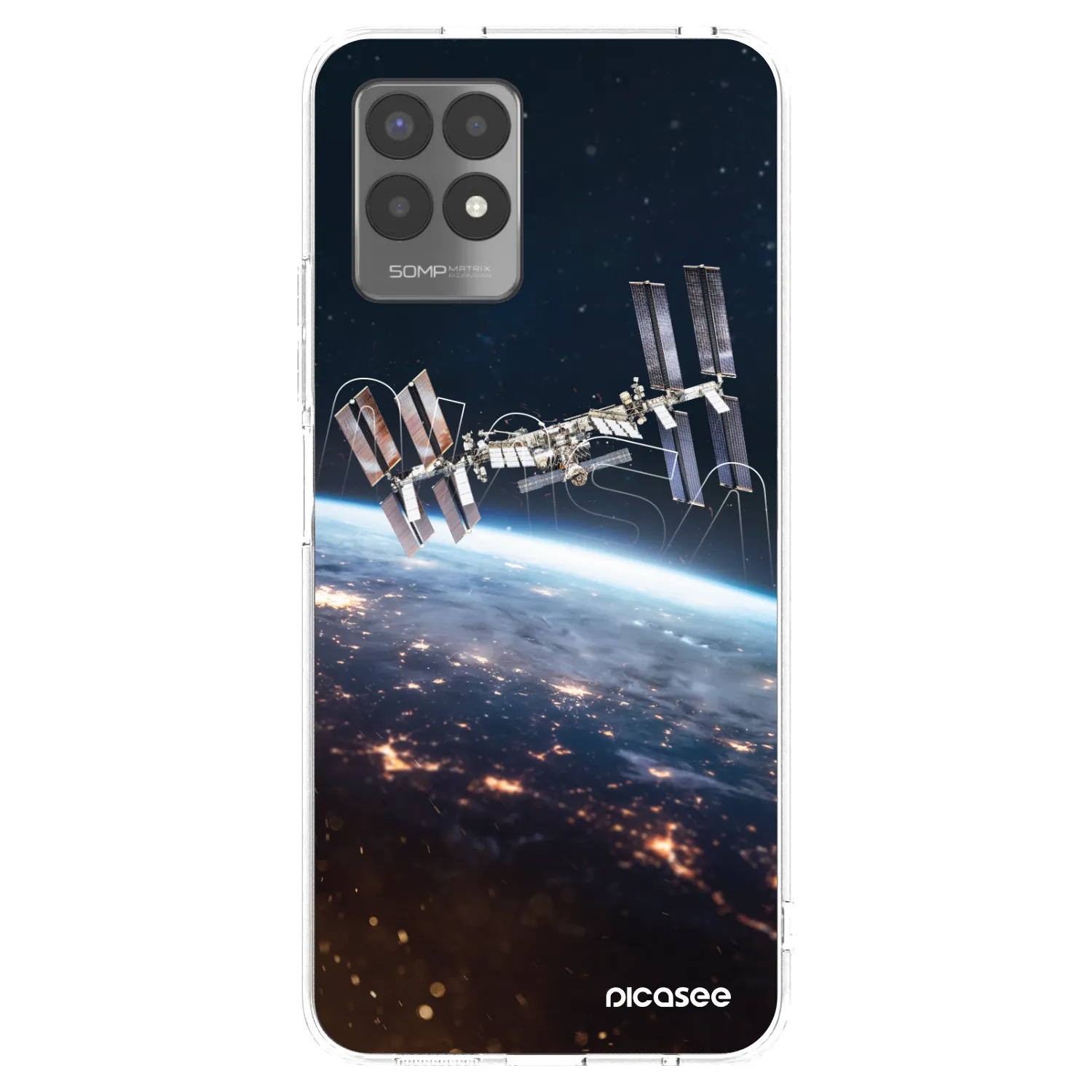 Picasee Realme 8i Hülle - Transparentes Silikon - Station