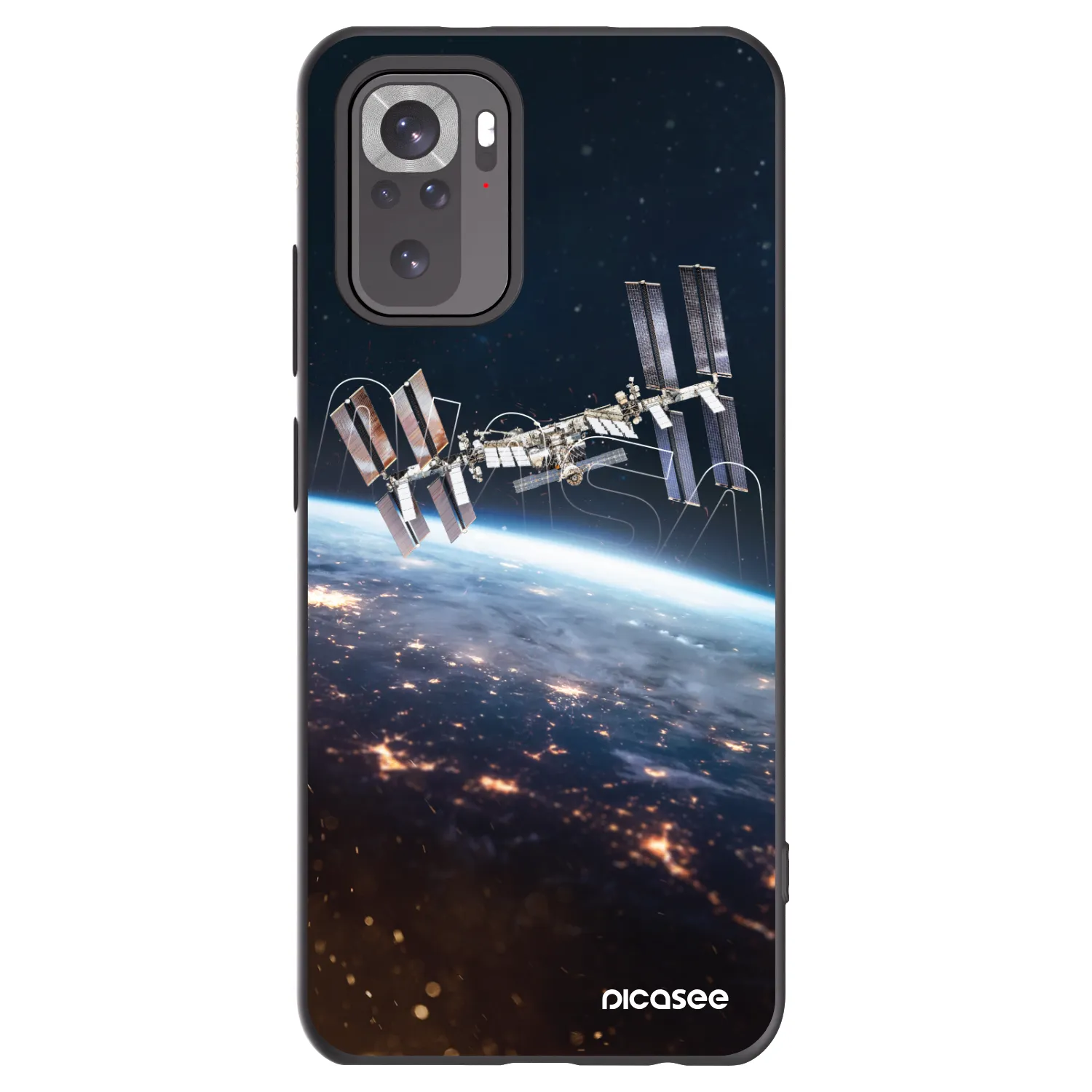 Picasee Xiaomi Redmi Note 11S 4G Hülle - Schwarzes Silikon - Station