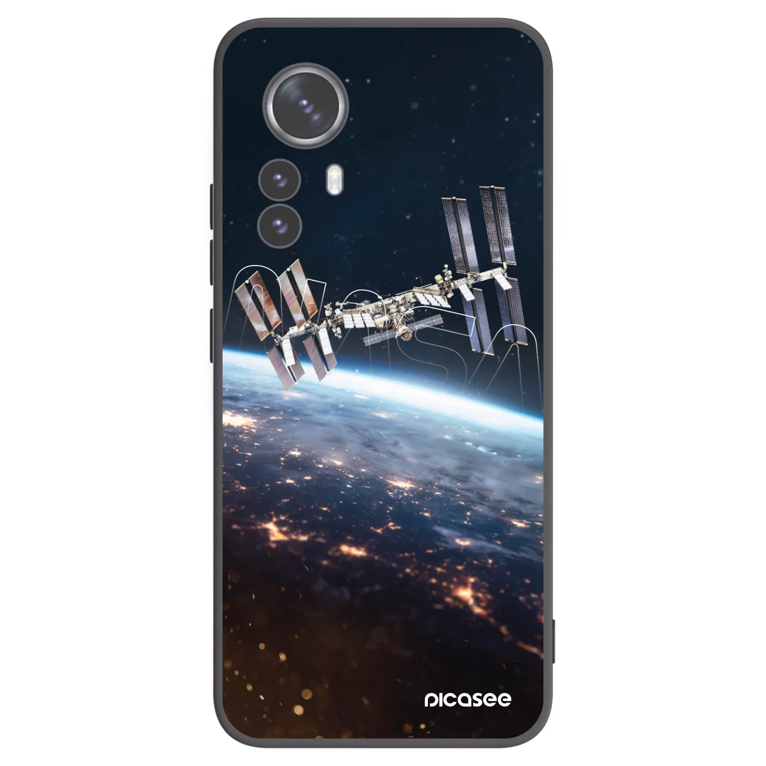 Picasee Xiaomi 12 Pro Hülle - Schwarzes Silikon - Station