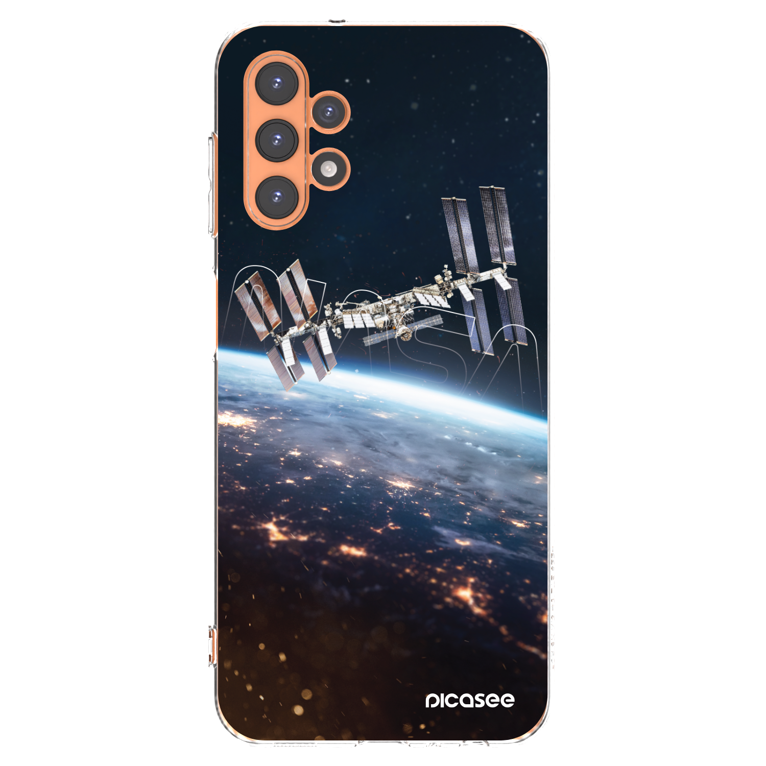Picasee Samsung Galaxy A13 4G A135 Hülle - Transparentes Silikon - Station