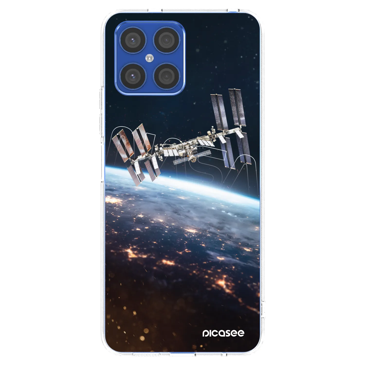 Picasee Honor X8 4G Hülle - Transparentes Silikon - Station