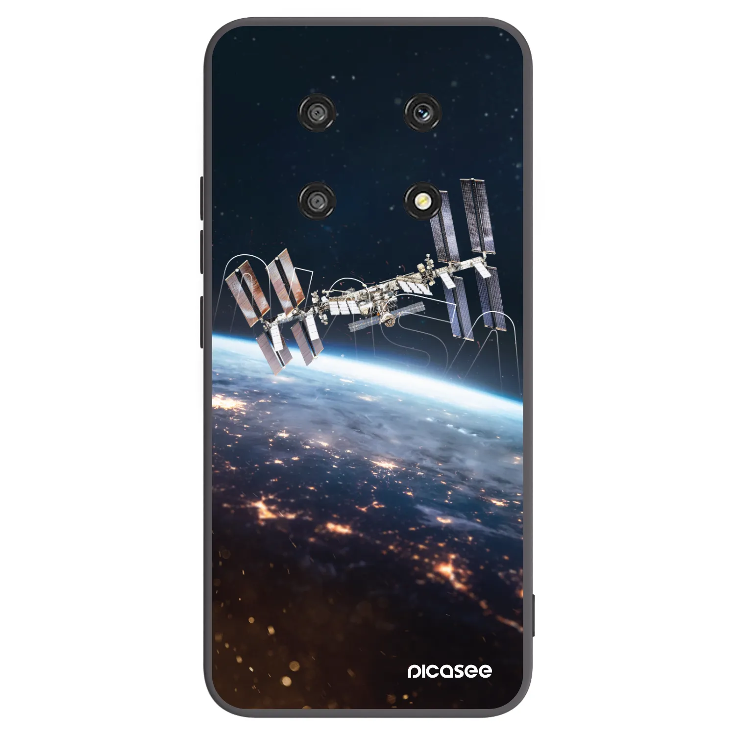 Picasee Honor Magic4 Lite 5G Hülle - Schwarzes Silikon - Station