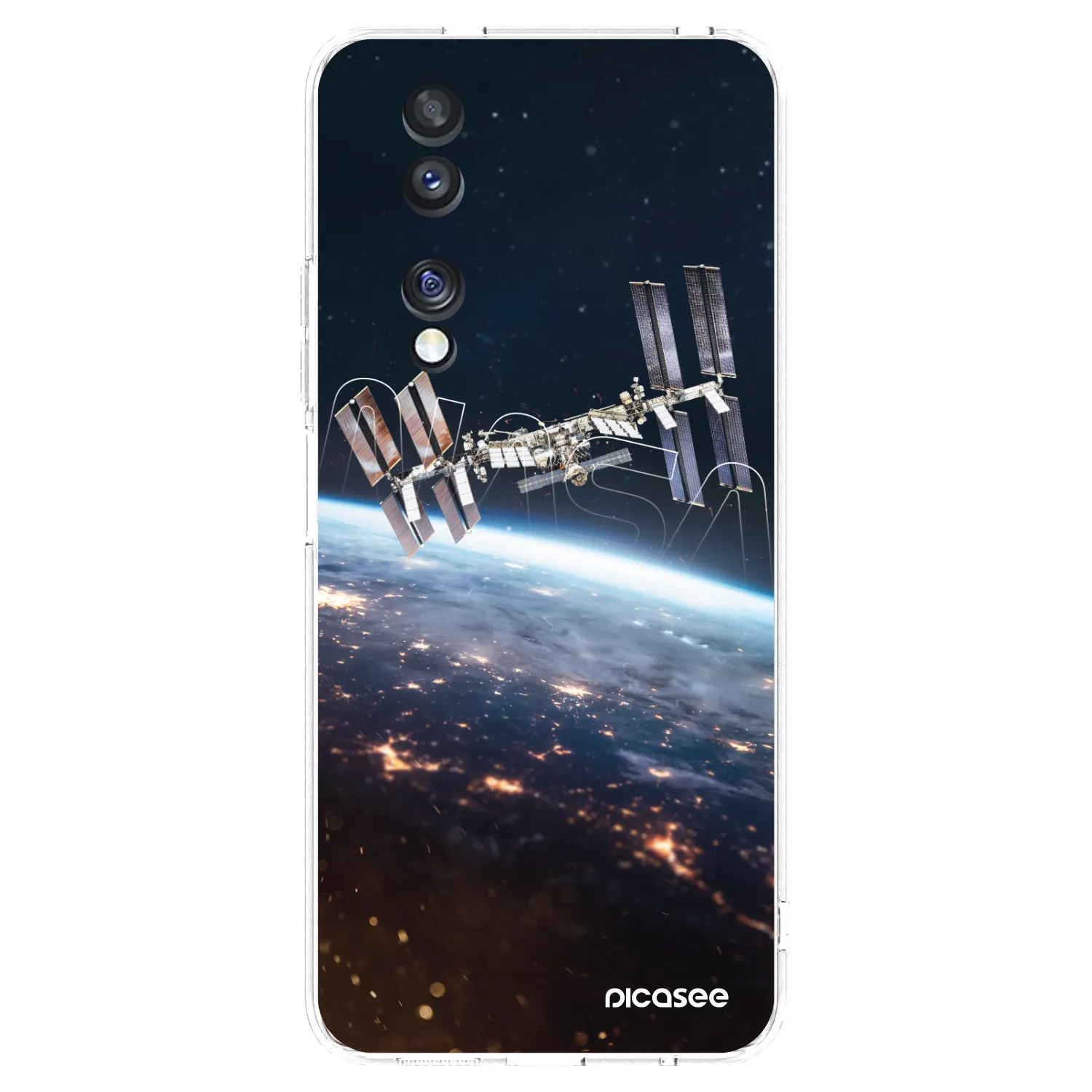 Picasee Honor 70 Hülle - Transparentes Silikon - Station