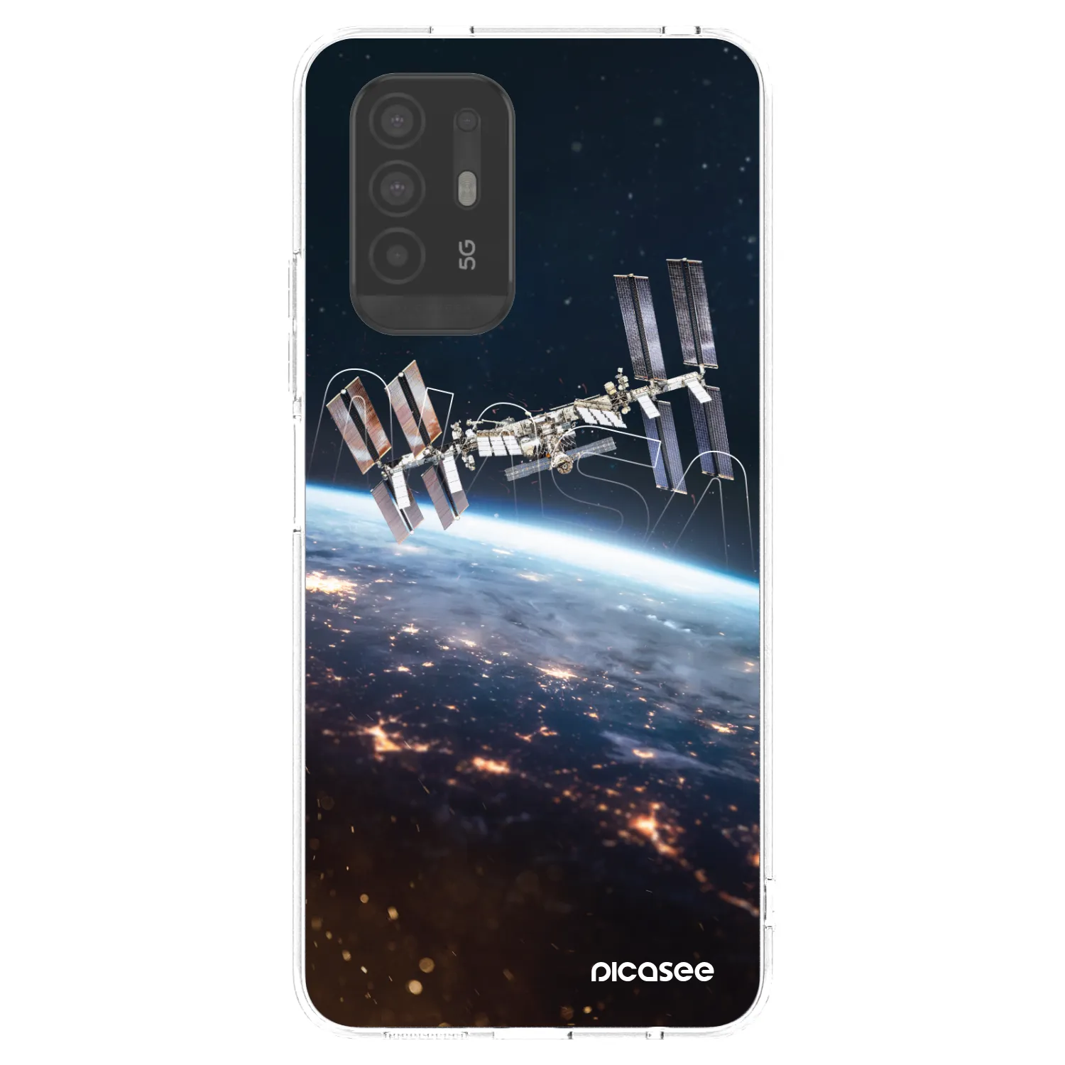 Picasee OPPO A94 5G Hülle - Transparentes Silikon - Station