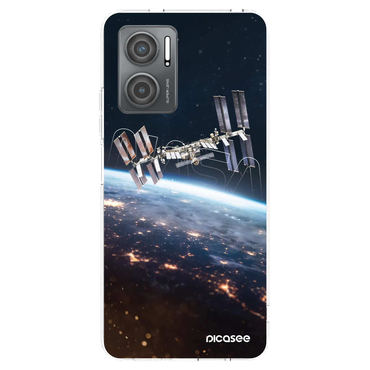 Picasee Xiaomi Redmi 10 5G Hülle - Transparentes Silikon - Station