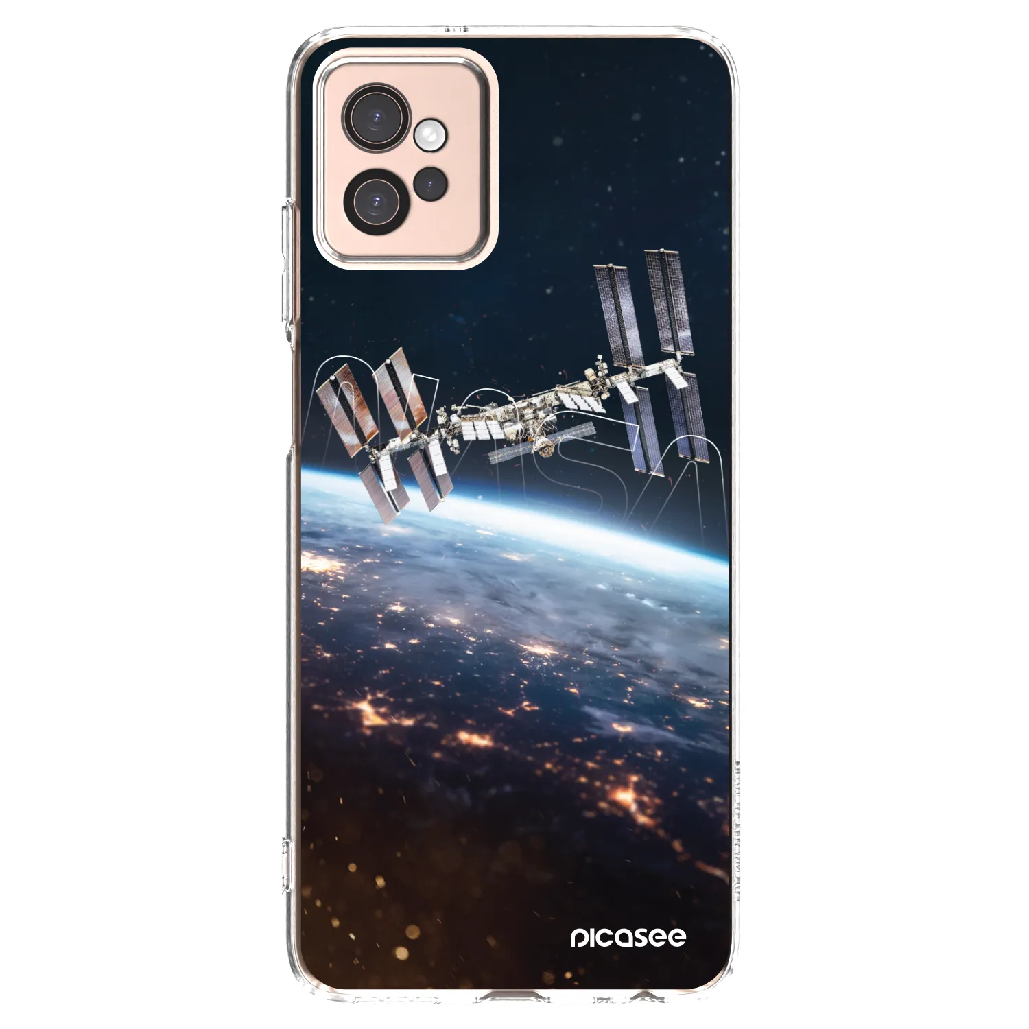 Picasee Motorola Moto G32 Hülle - Transparentes Silikon - Station