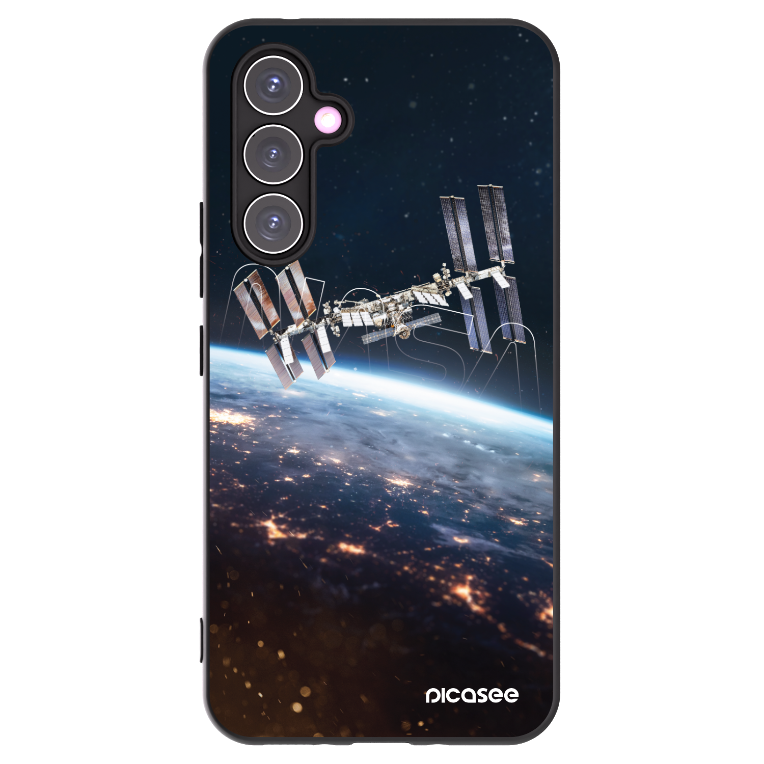 Picasee Samsung Galaxy A54 5G A546B Hülle - Schwarzes Silikon - Station