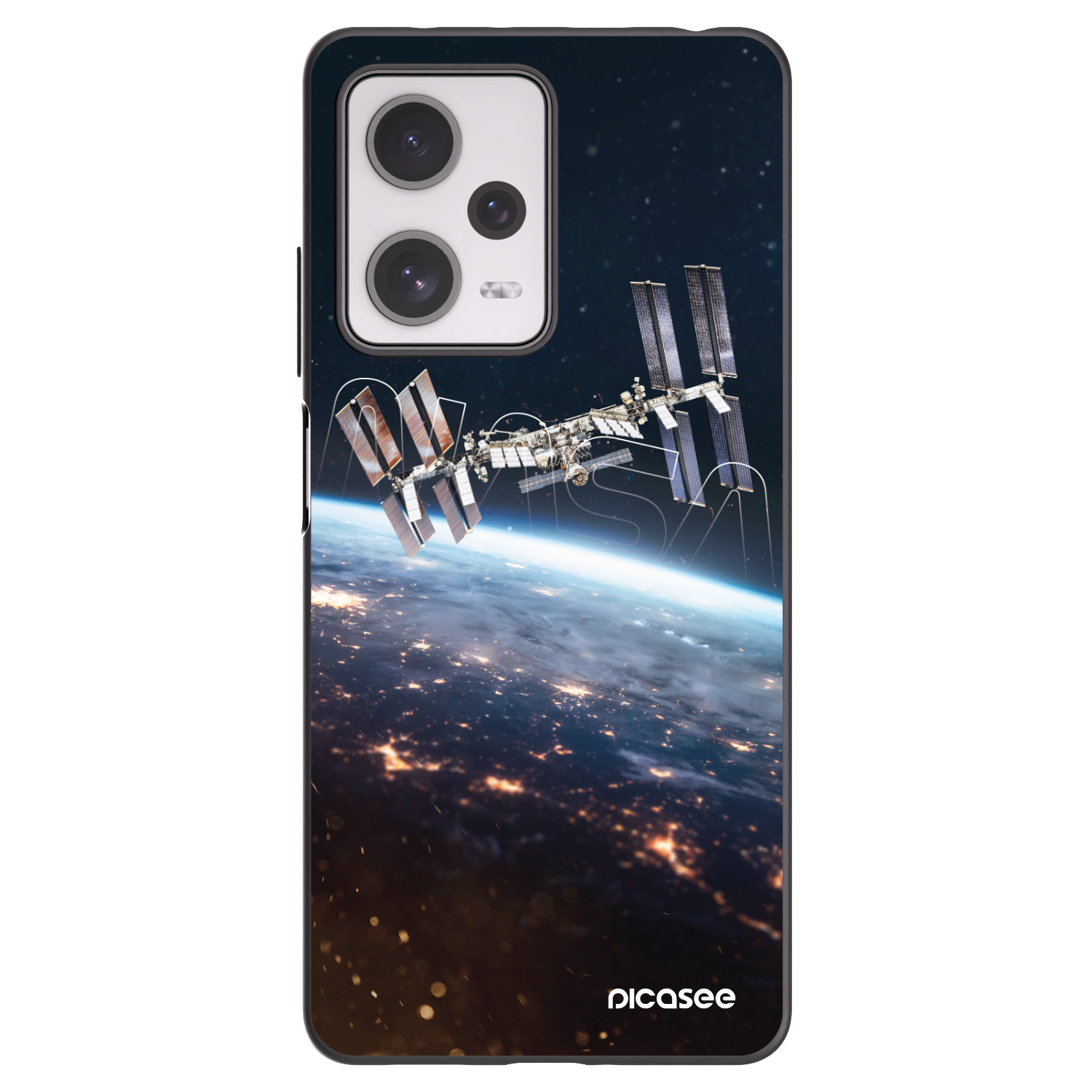 Picasee Xiaomi Redmi Note 12 Pro+ 5G Hülle - Schwarzes Silikon - Station