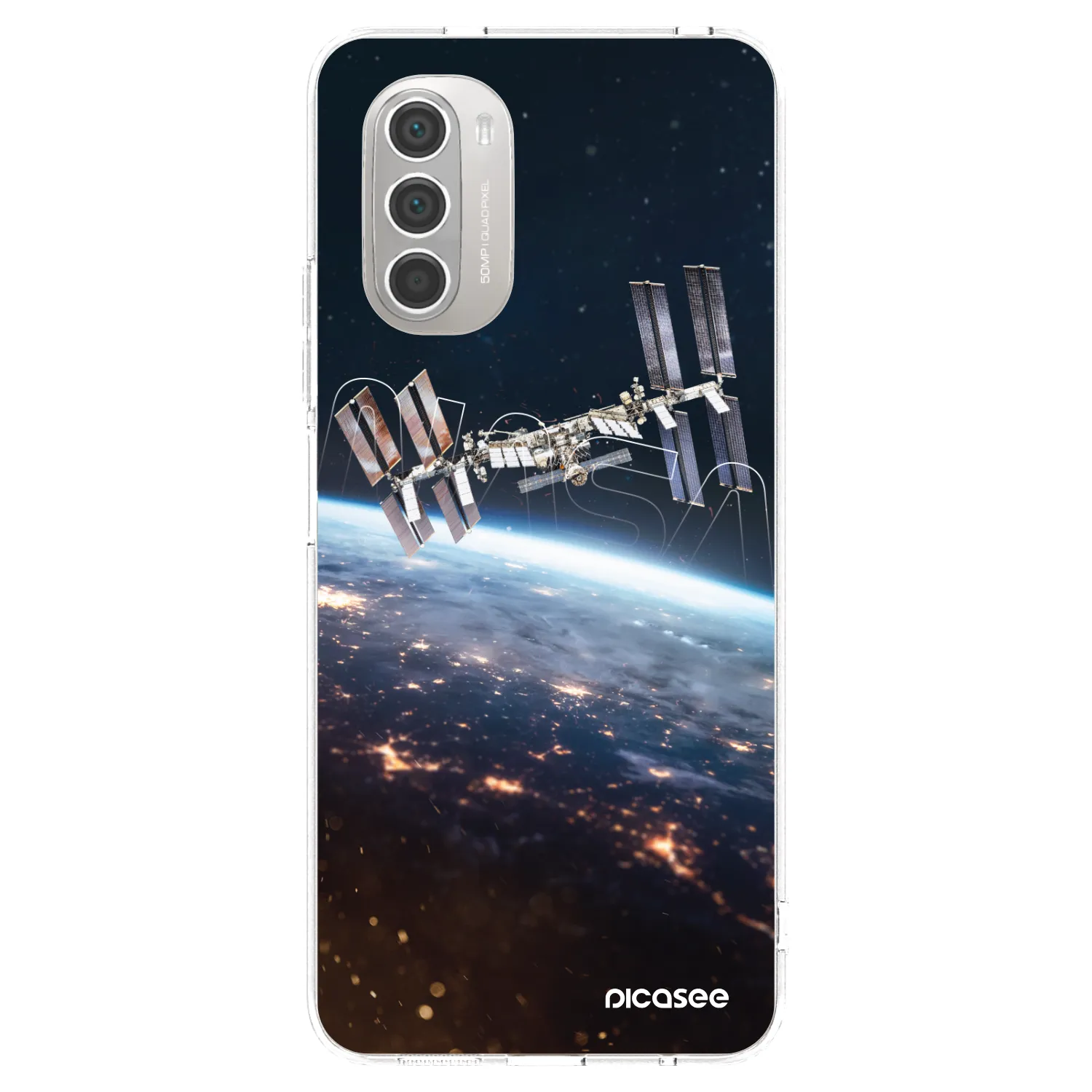 Picasee Motorola Moto G51 Hülle - Transparentes Silikon - Station