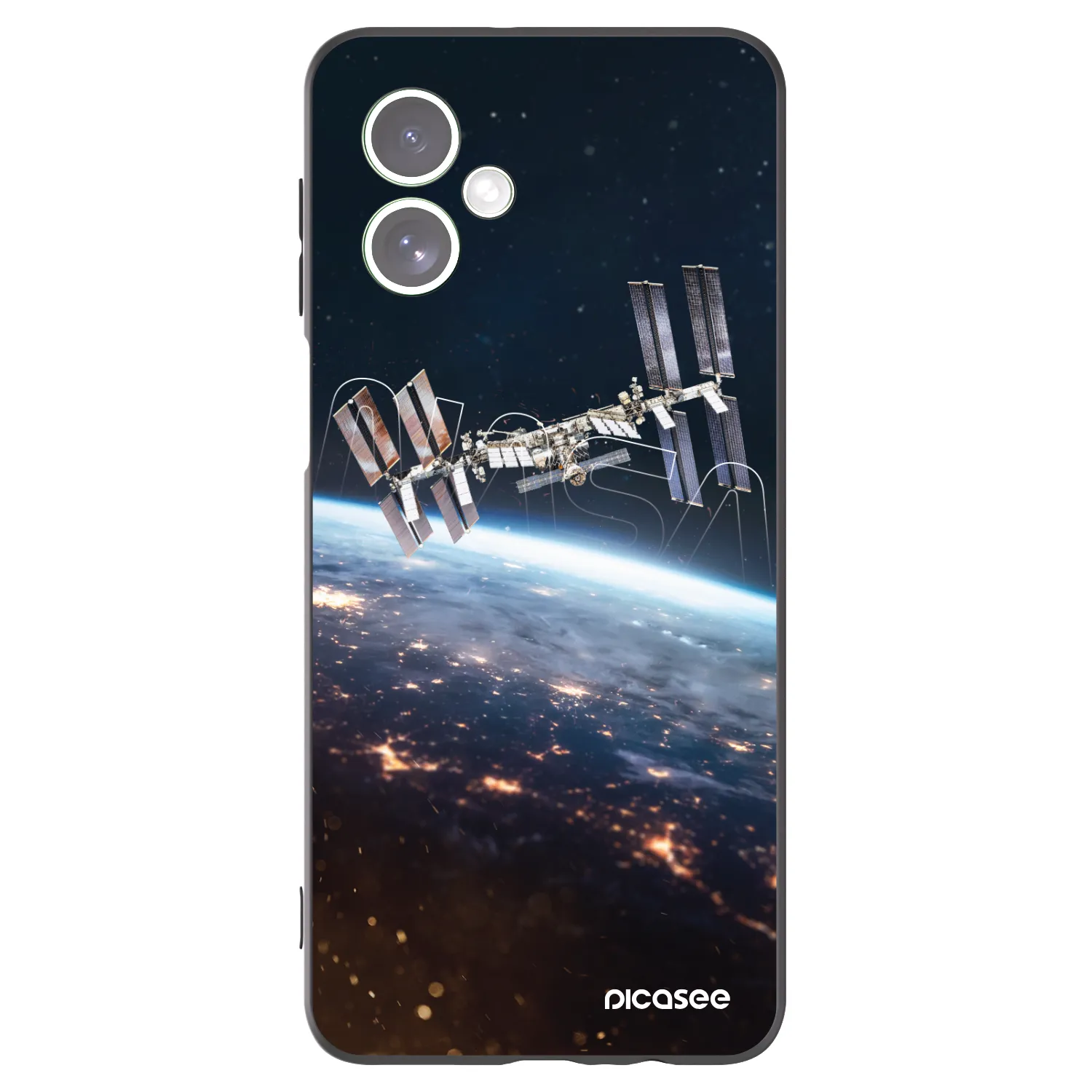 Picasee Motorola Moto G54 5G Hülle - Schwarzes Silikon - Station