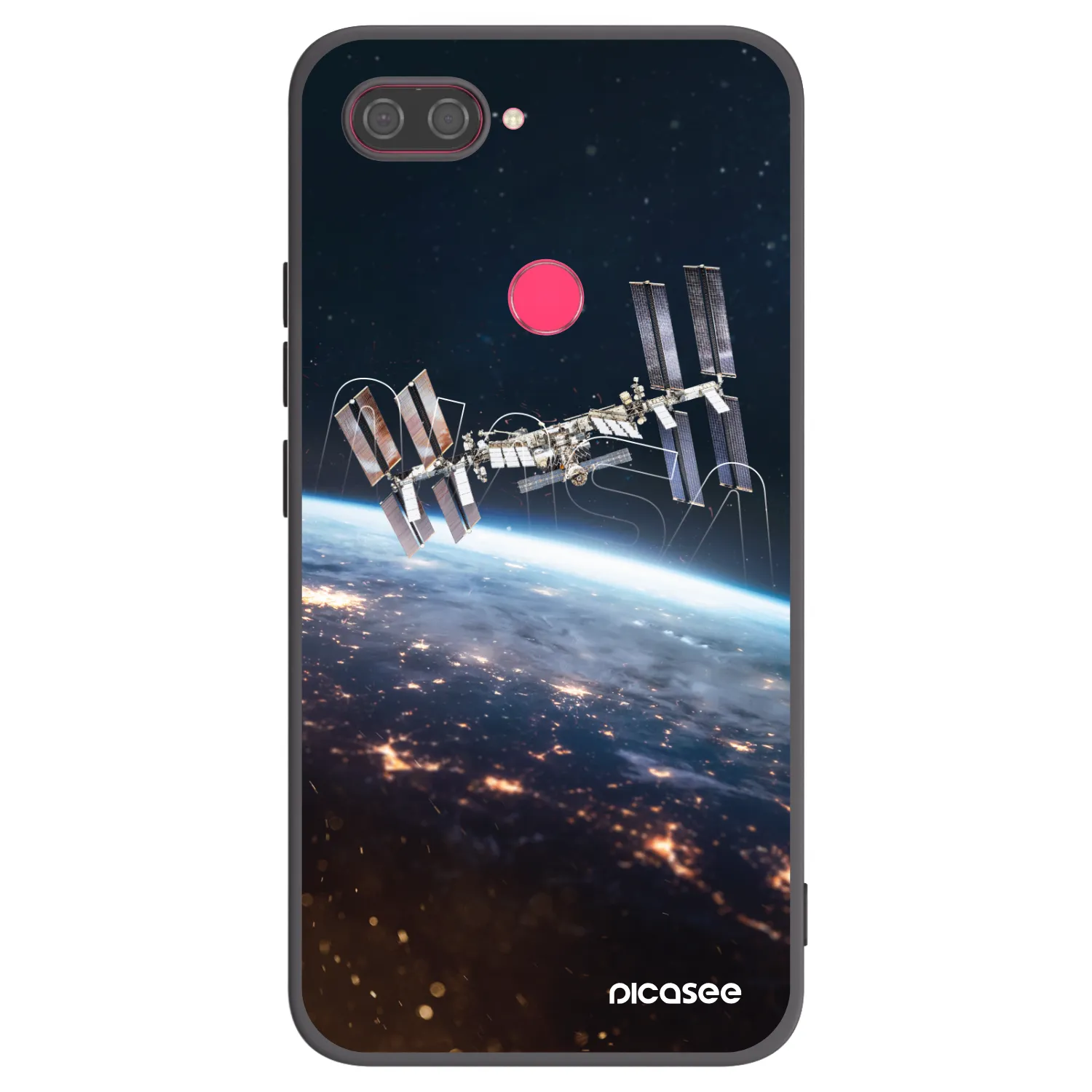 Picasee Xiaomi Mi 8 Lite Hülle - Schwarzes Silikon - Station