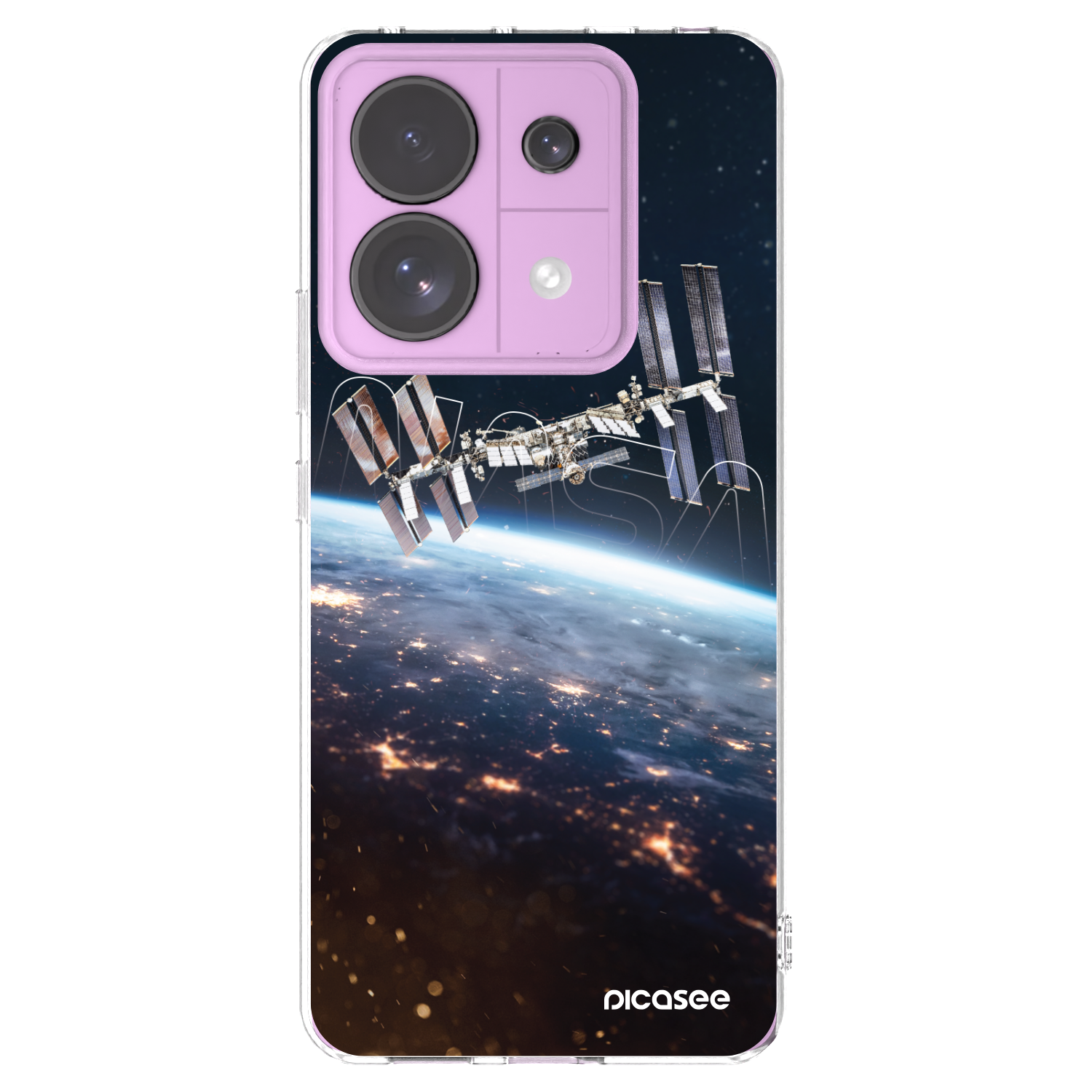 Picasee Xiaomi Redmi Note 13 Pro 5G Hülle - Transparentes Silikon - Station