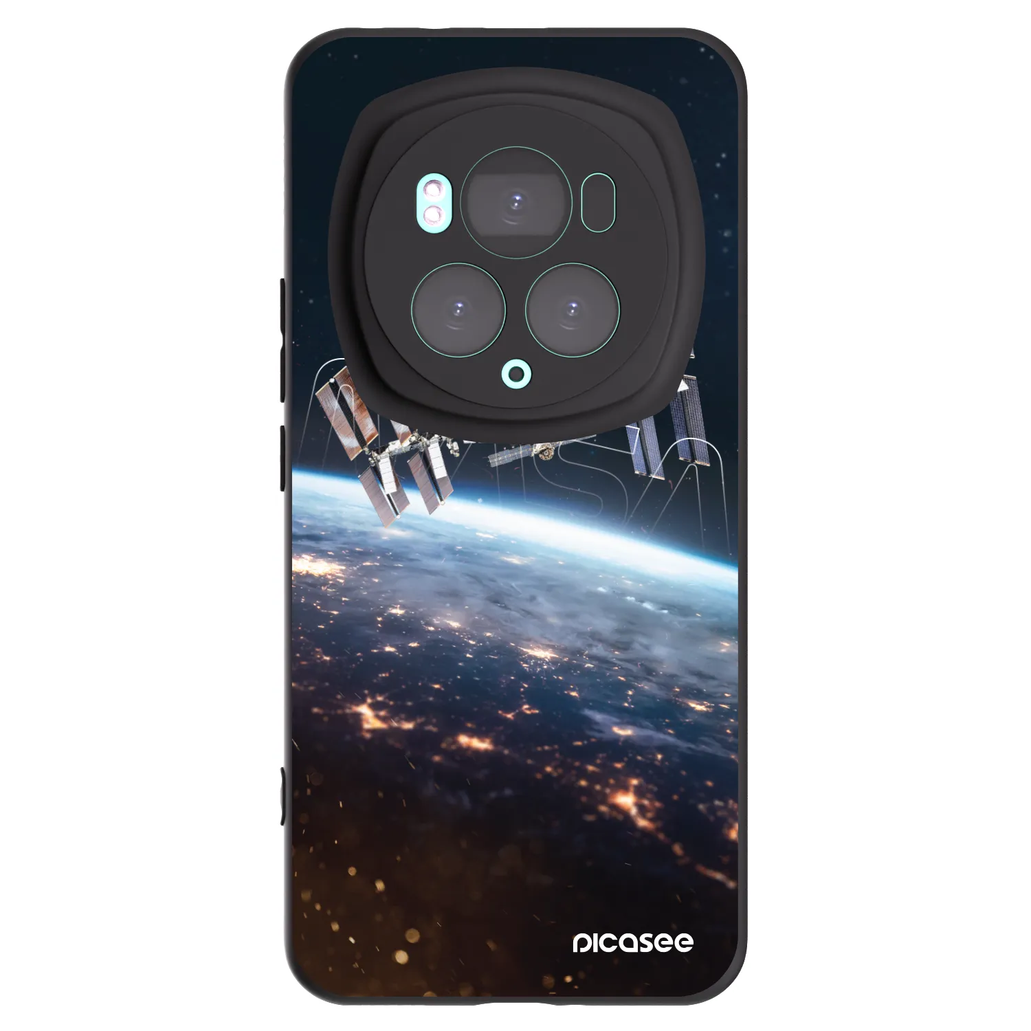 Picasee Honor Magic6 Pro Hülle - Schwarzes Silikon - Station