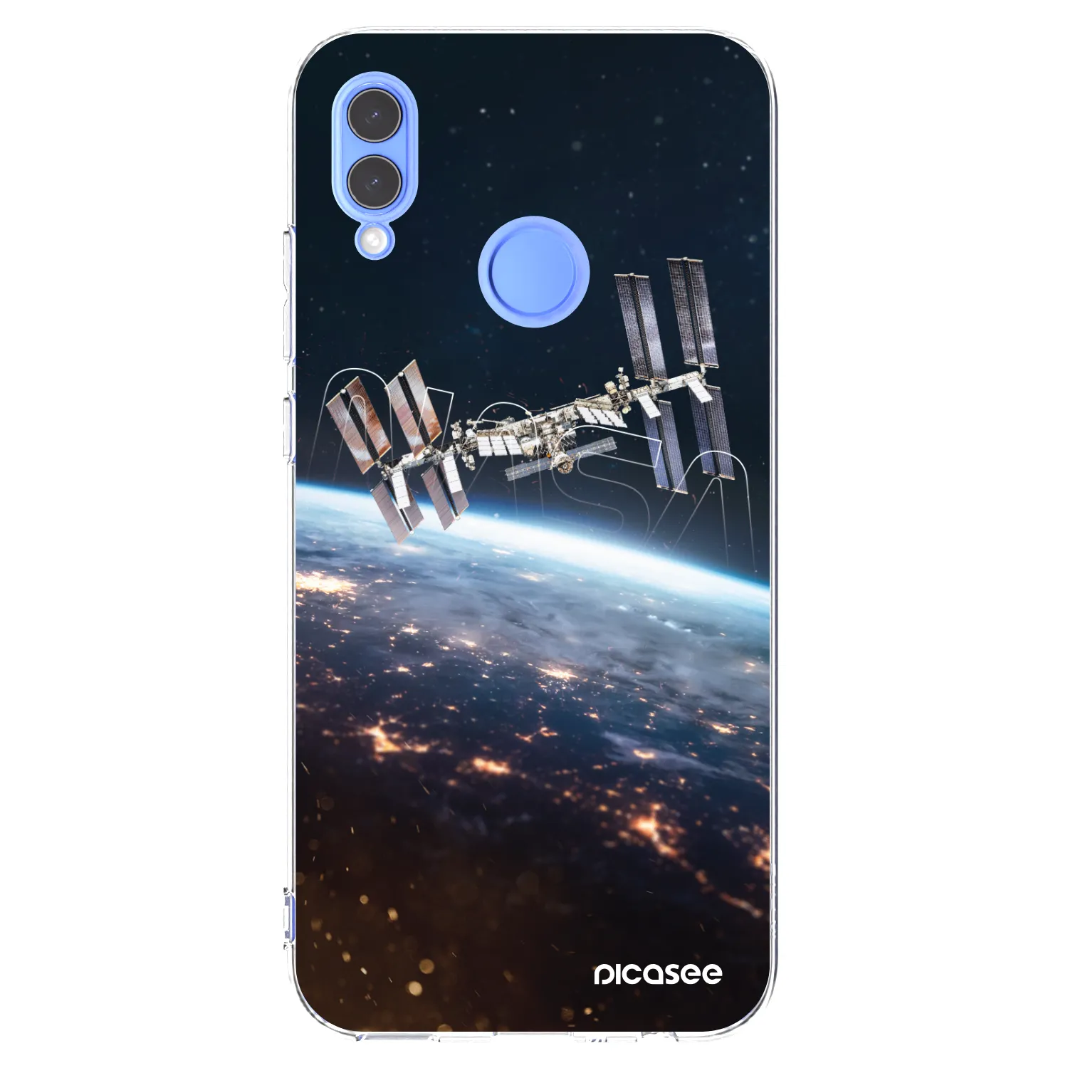 Picasee Huawei P Smart 2019 Hülle - Transparentes Silikon - Station