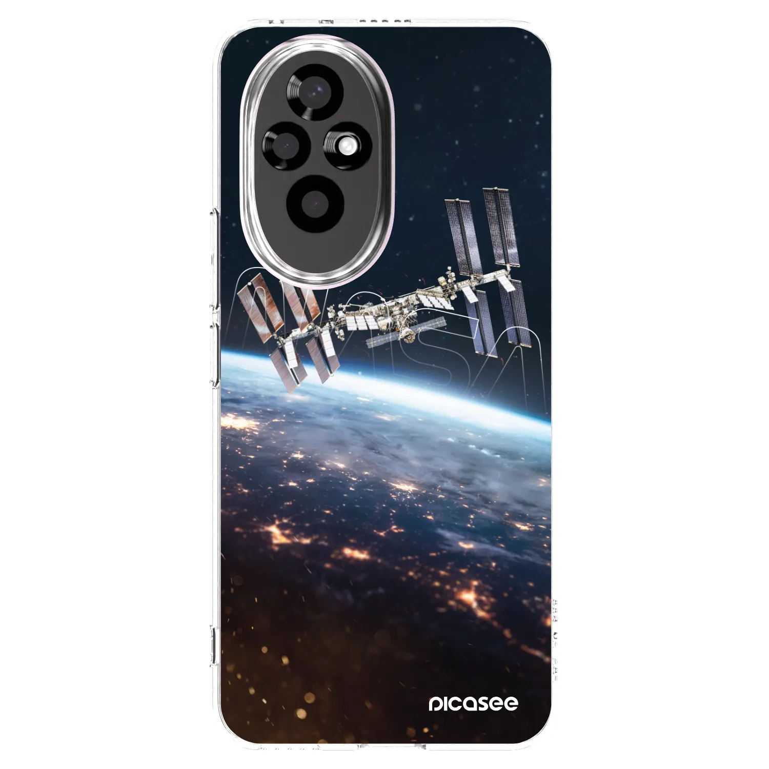 Picasee Honor 200 Pro 5G Hülle - Transparentes Silikon - Station