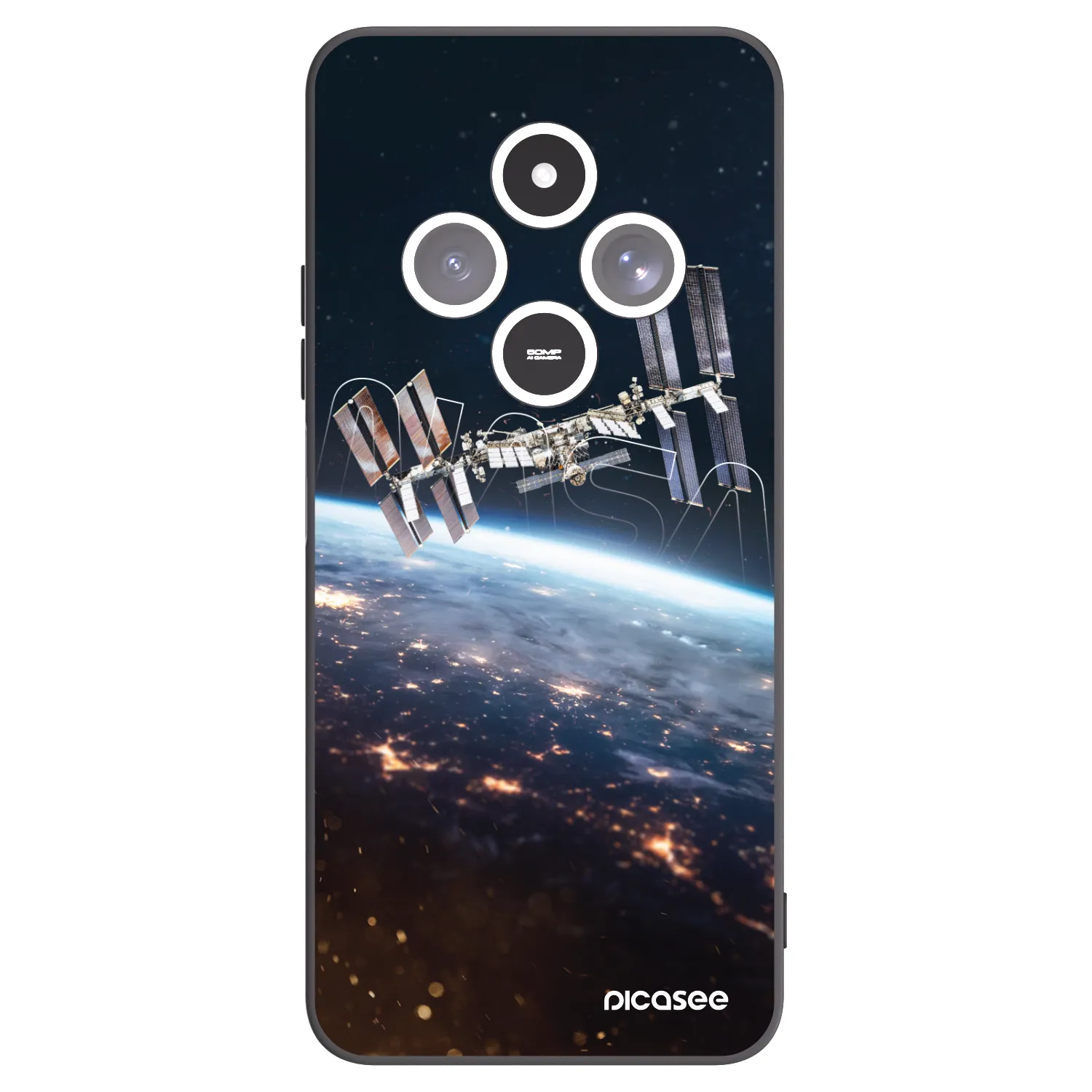 Picasee Xiaomi Redmi 14C Hülle - Schwarzes Silikon - Station