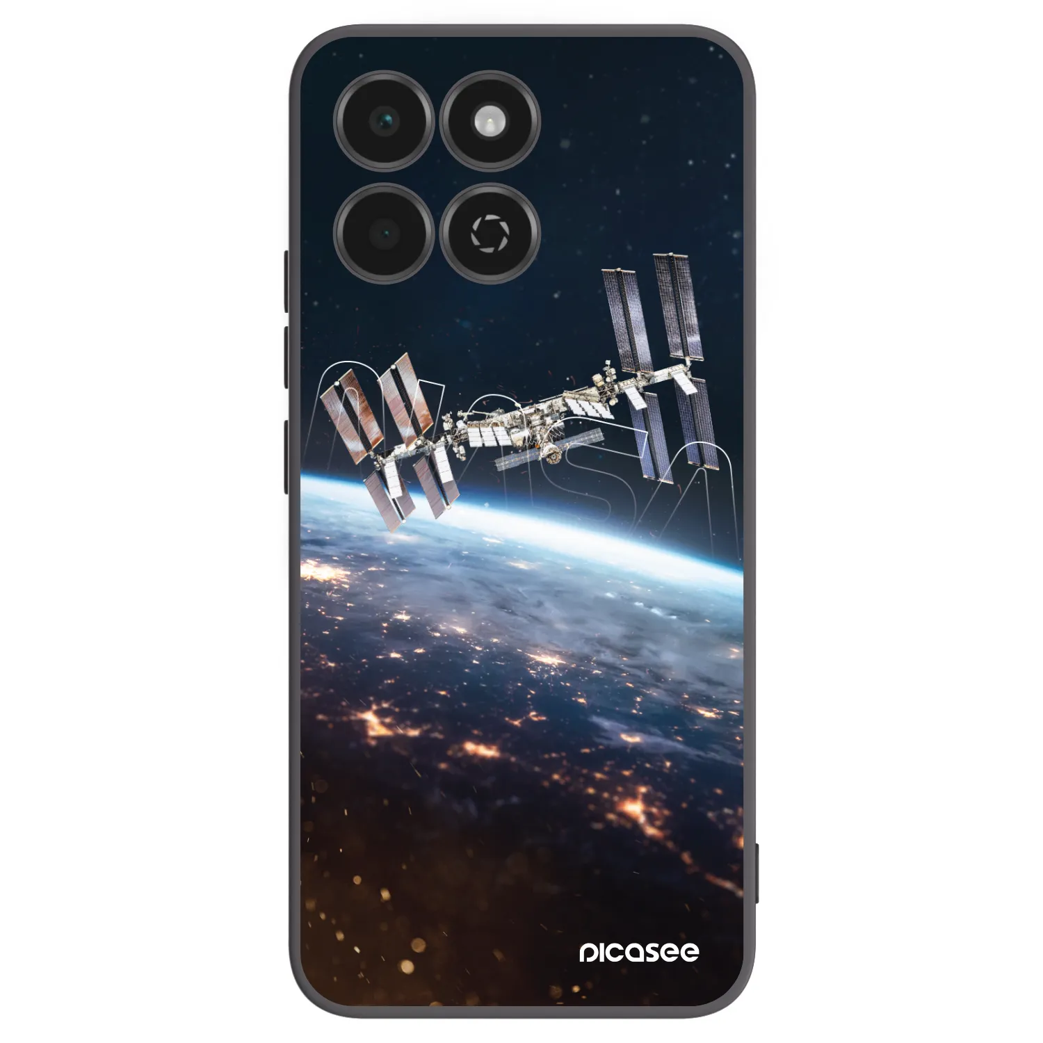 Picasee Honor 200 Smart 5G Hülle - Schwarzes Silikon - Station