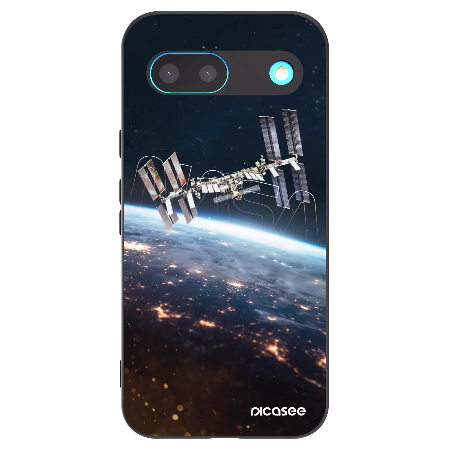 Picasee Google Pixel 8 Hülle - Schwarzes Silikon - Station