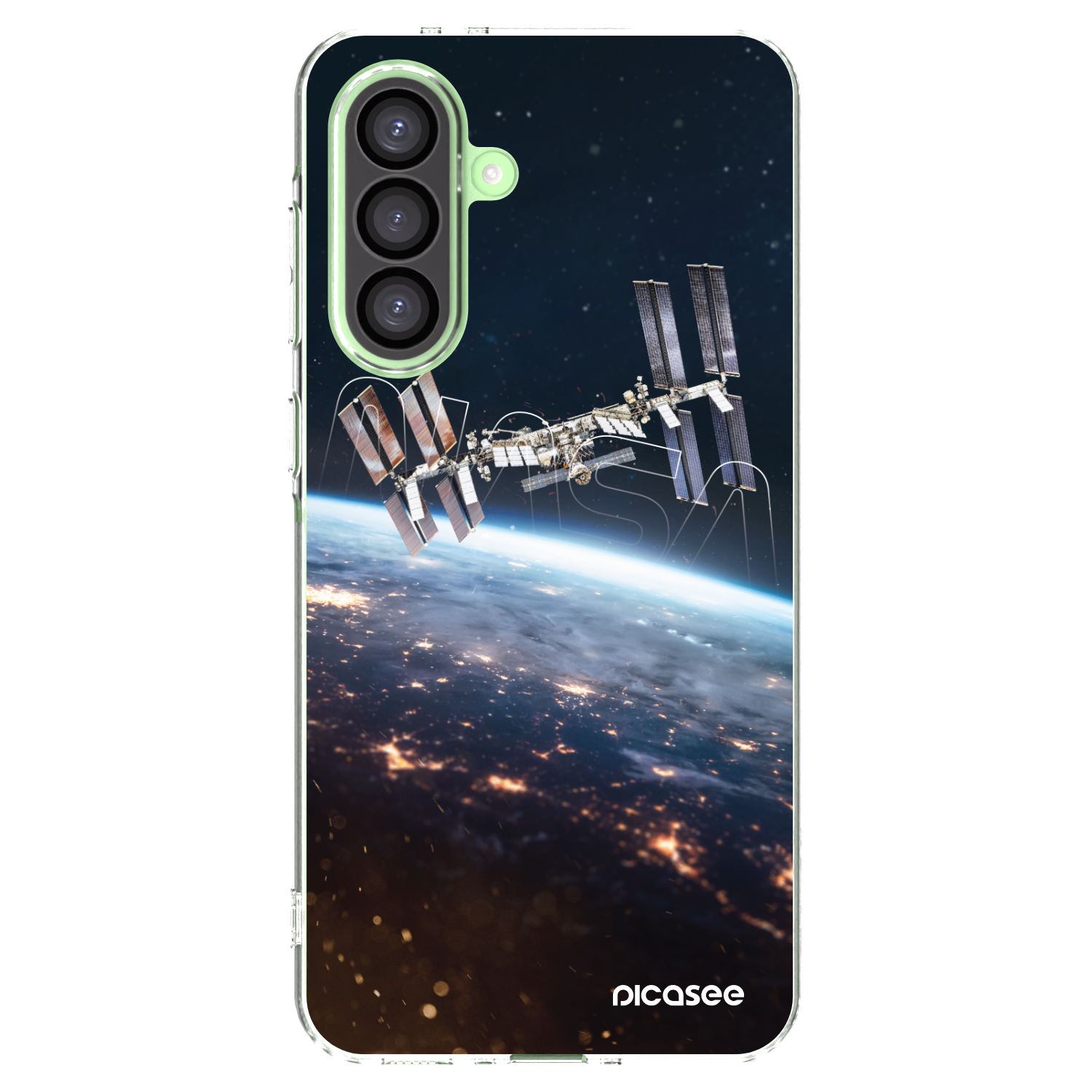 Picasee Samsung Galaxy A26 5G A266B Hülle - Transparentes Silikon - Station