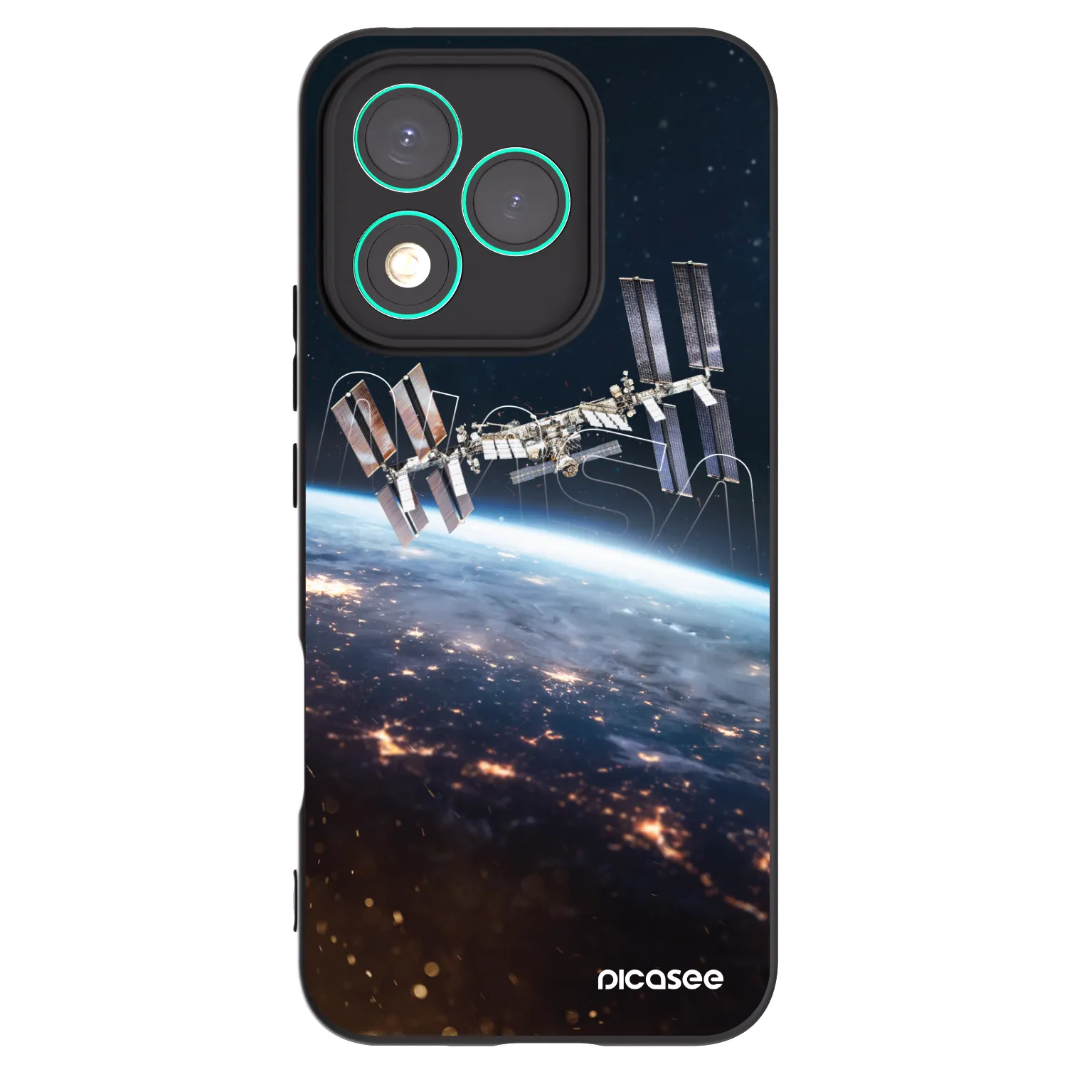 Picasee Honor 400 Lite 5G Hülle - Schwarzes Silikon - Station