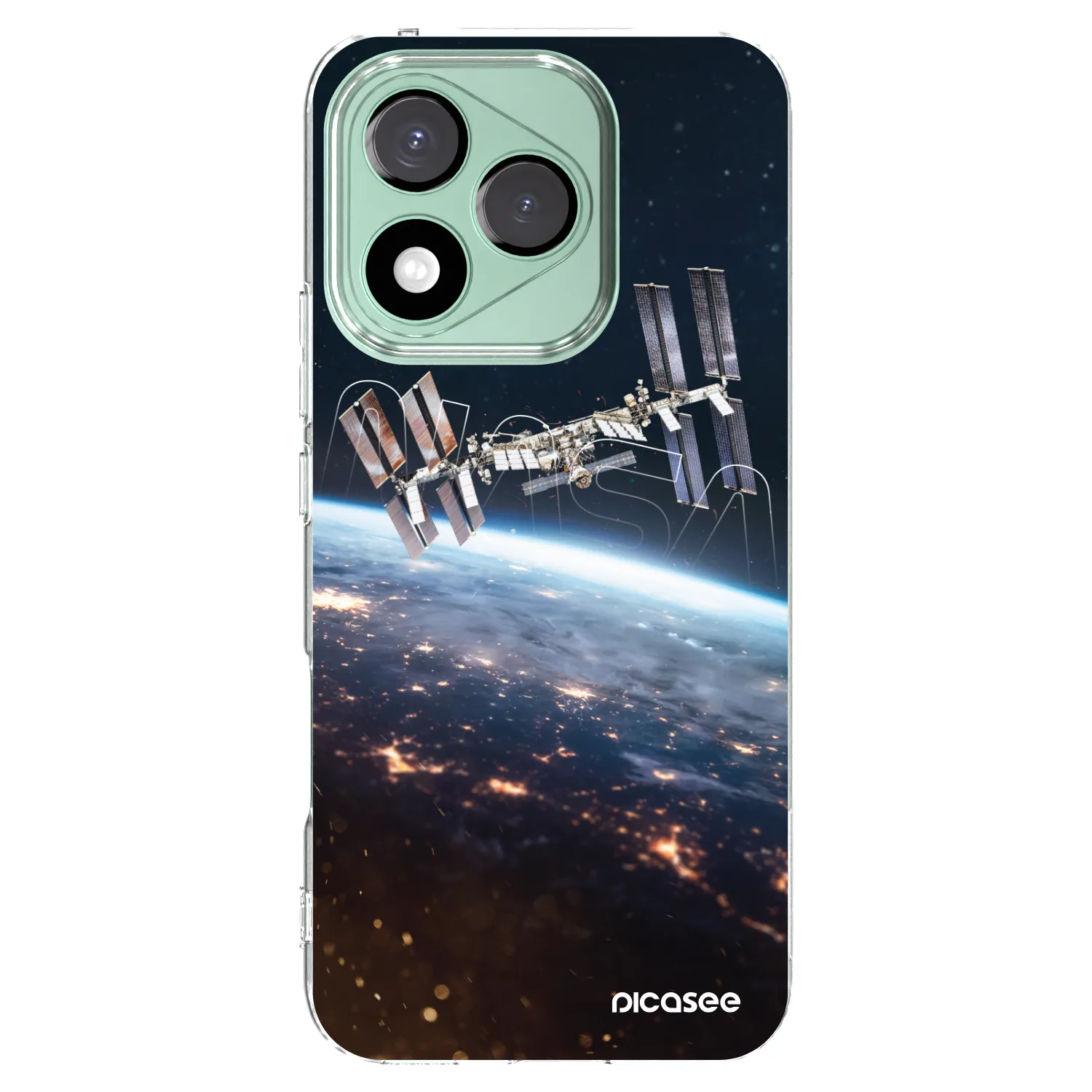 Picasee Honor 400 Lite 5G Hülle - Transparentes Silikon - Station