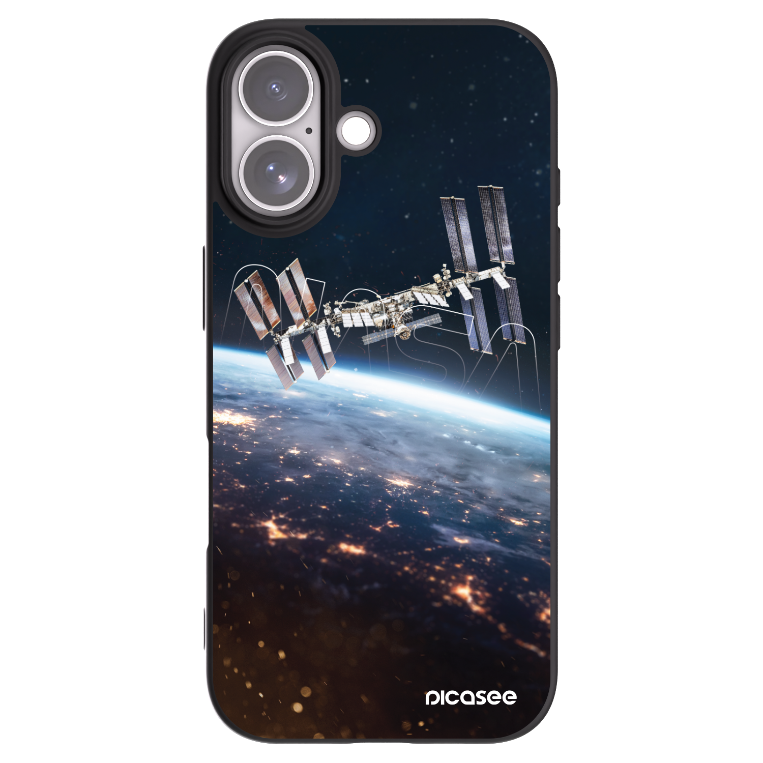 Picasee Apple iPhone 17 Hülle - Schwarzes Silikon - Station