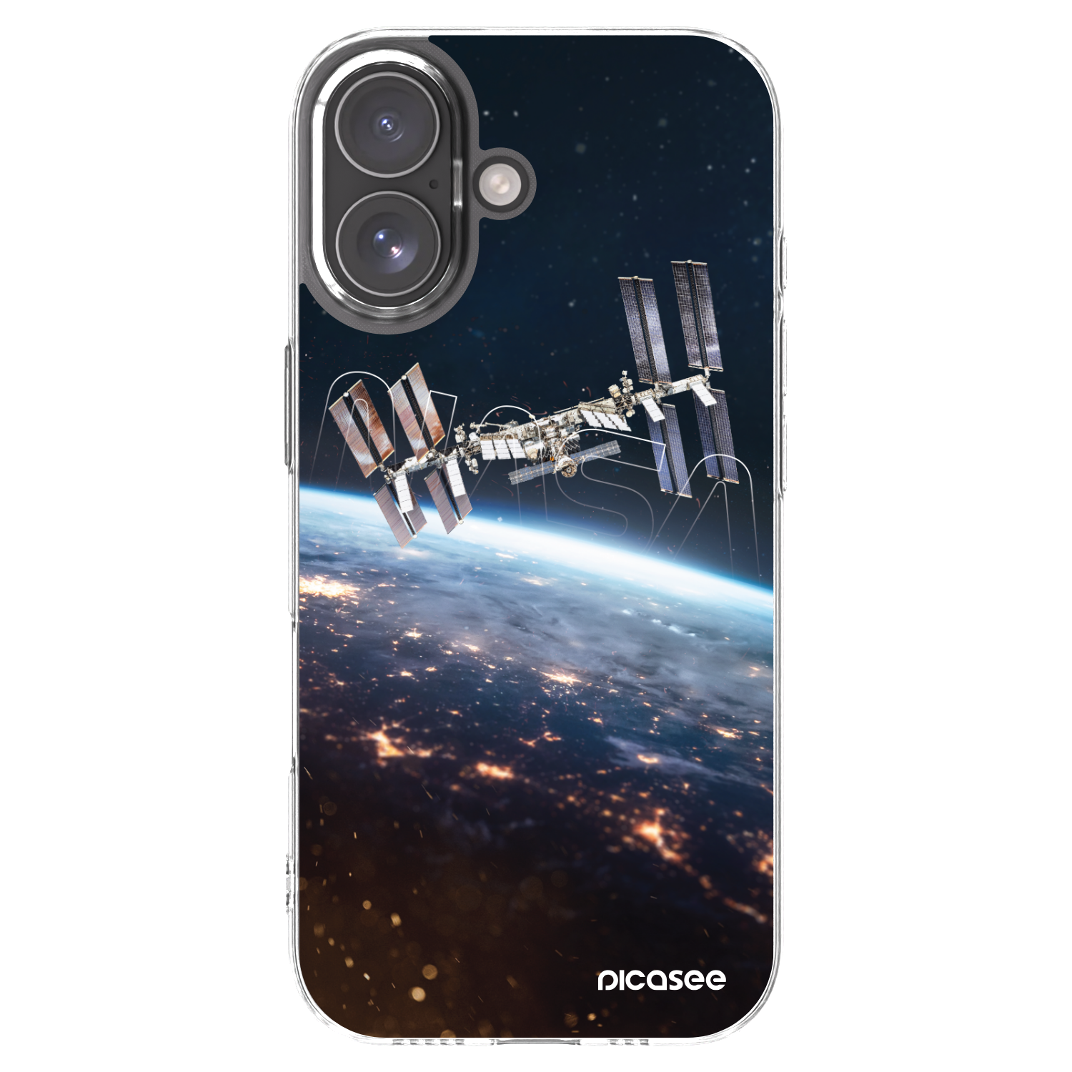 Picasee Apple iPhone 17 Hülle - Transparentes Silikon - Station