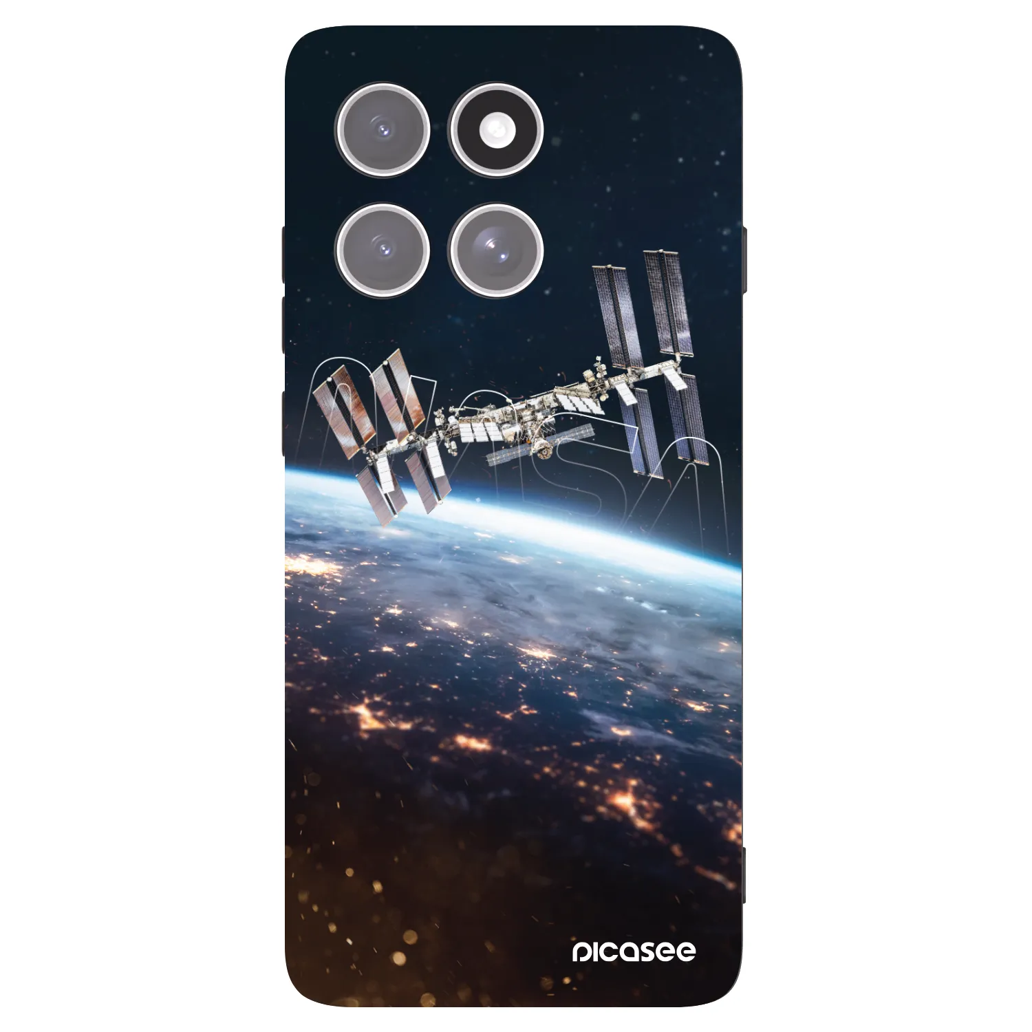 Picasee Motorola Edge 60 Pro Hülle - Schwarzes Silikon - Station