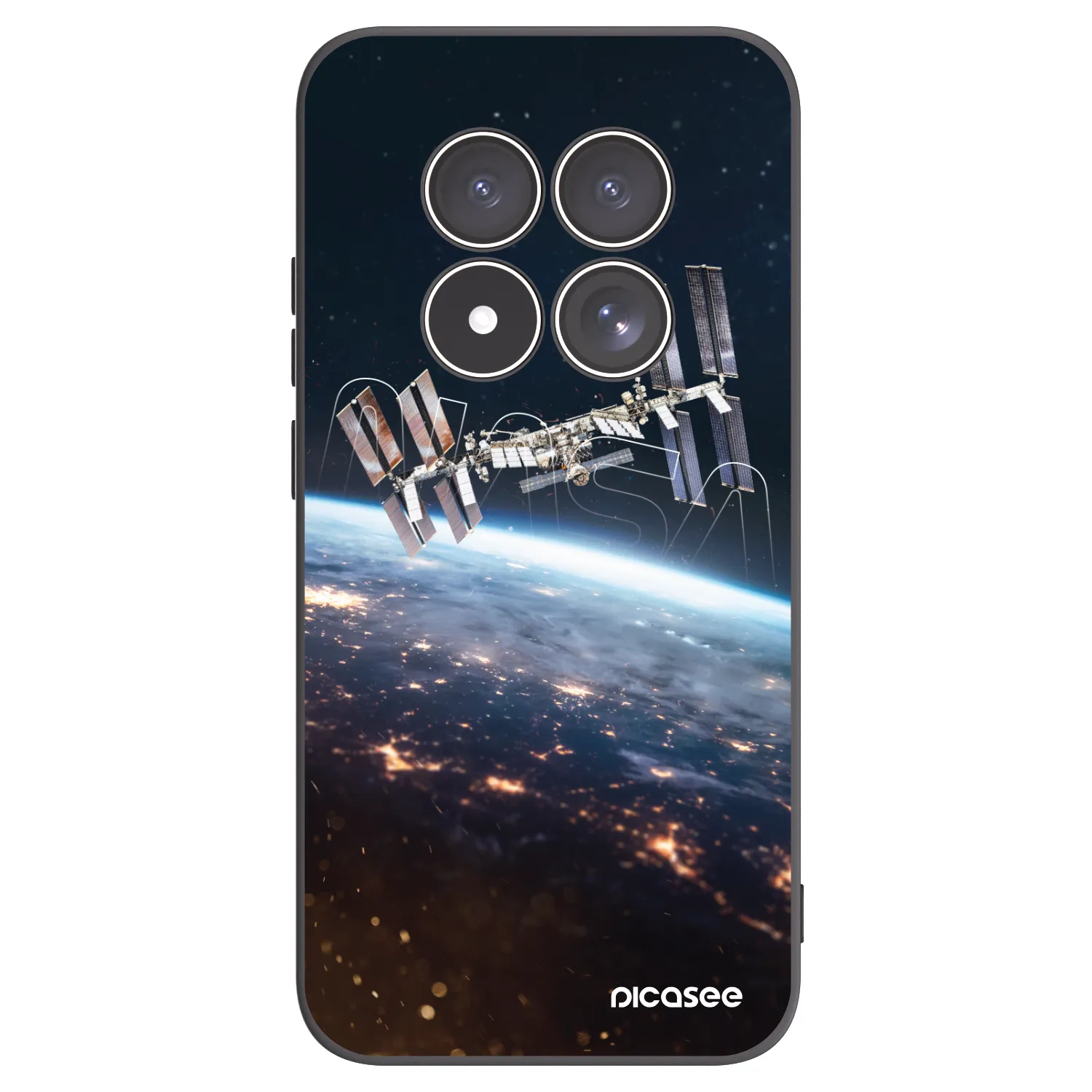 Picasee Xiaomi Redmi Note 15 Pro 4G Hülle - Schwarzes Silikon - Station