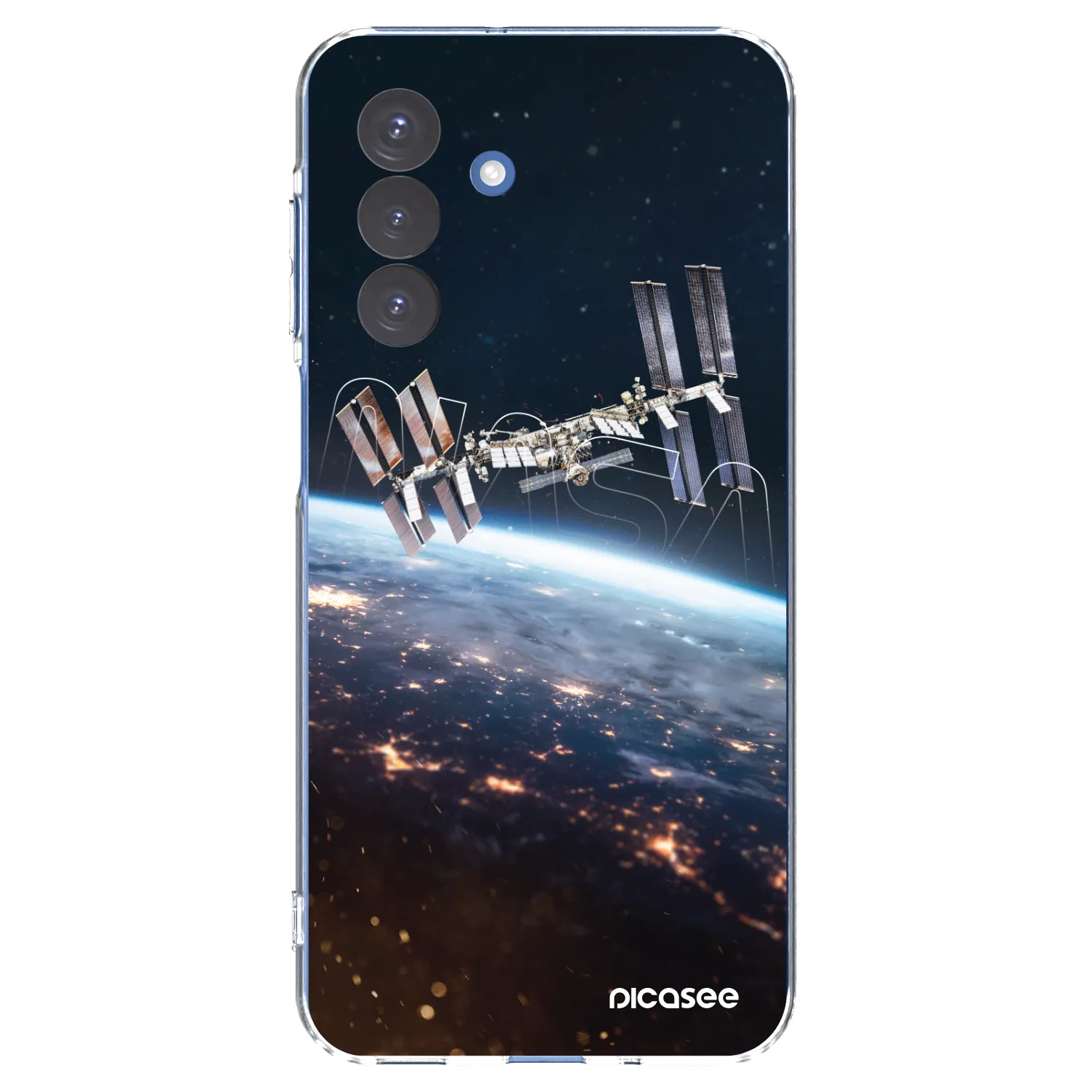 Picasee Samsung Galaxy A17 5G Hülle - Transparentes Silikon - Station