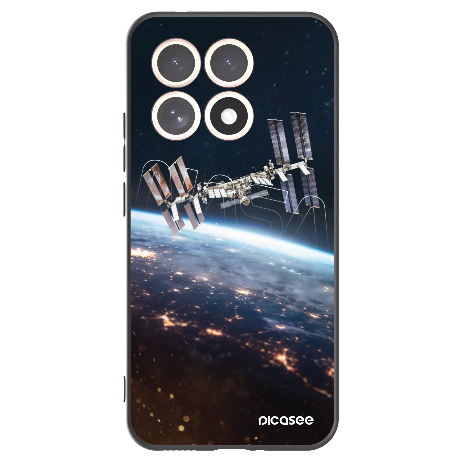 Picasee Xiaomi 15T Hülle - Schwarzes Silikon - Station