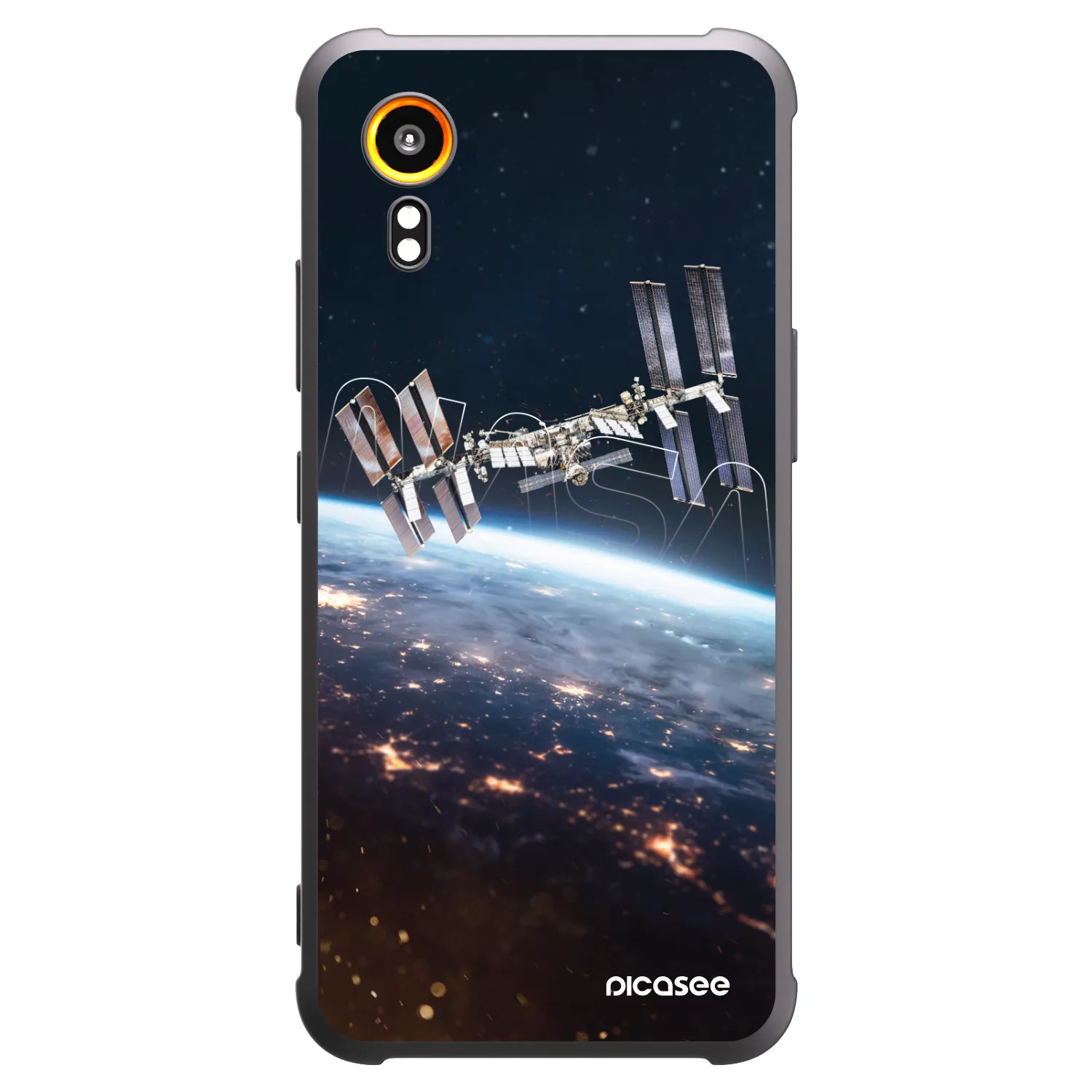 Picasee Samsung Galaxy Xcover 7 Hülle - Schwarzes Silikon - Station