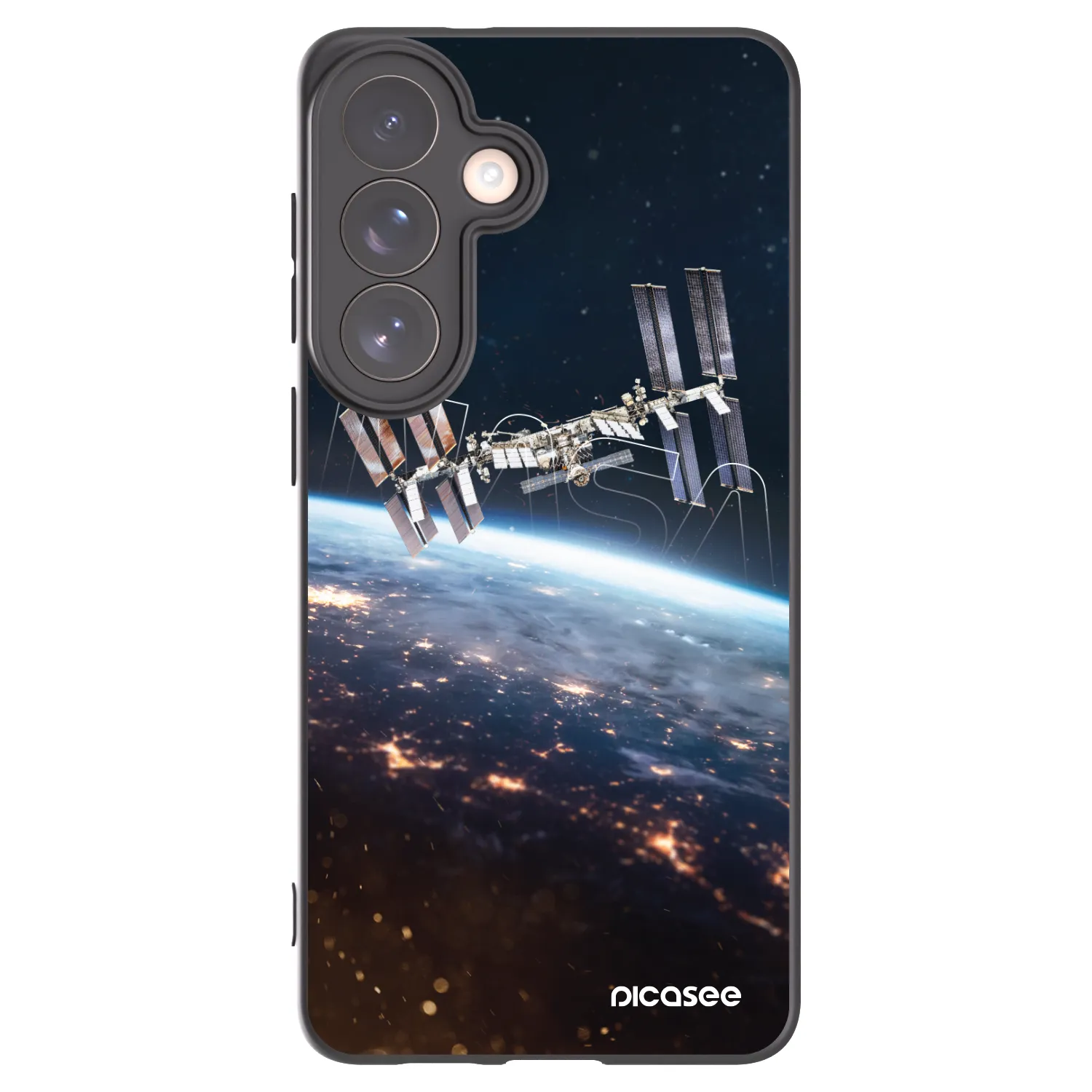 Picasee Samsung Galaxy S26+ Hülle - Schwarzes Silikon - Station