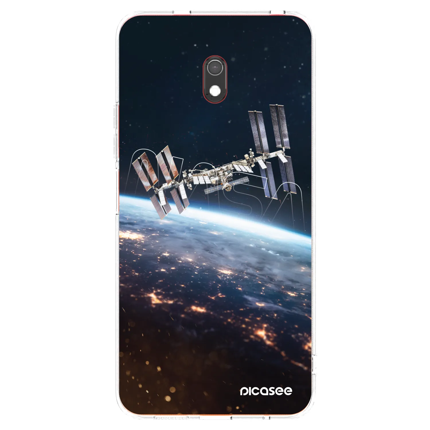 Picasee Xiaomi Redmi 8A Hülle - Transparentes Silikon - Station