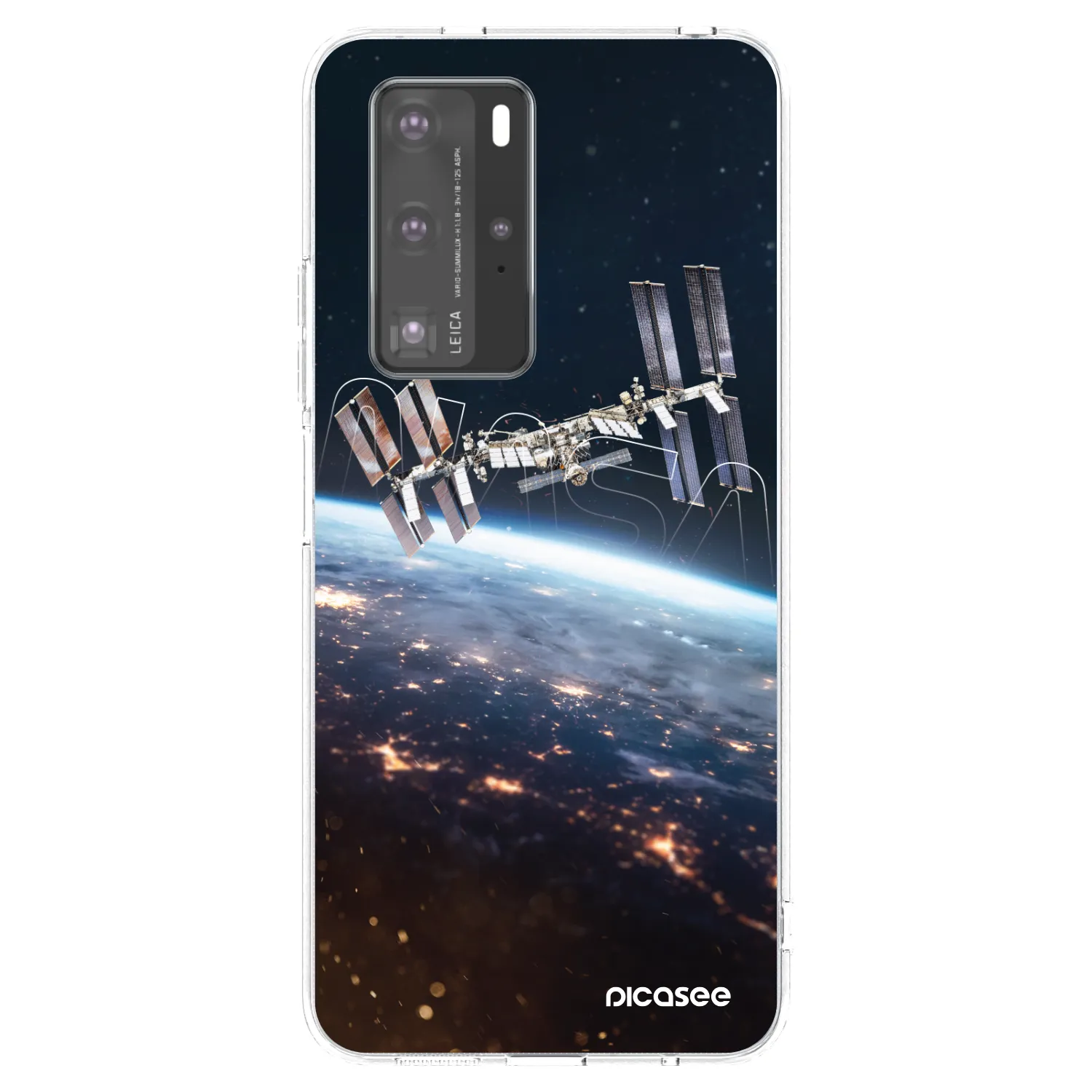 Picasee Huawei P40 Pro Hülle - Transparentes Silikon - Station