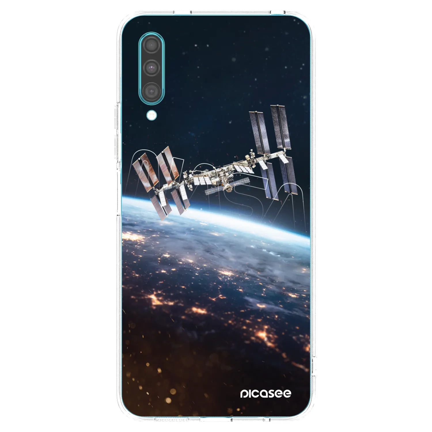 Picasee Samsung Galaxy A30s A307F Hülle - Transparentes Silikon - Station