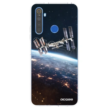 Picasee Realme 5 Hülle - Transparentes Silikon - Station